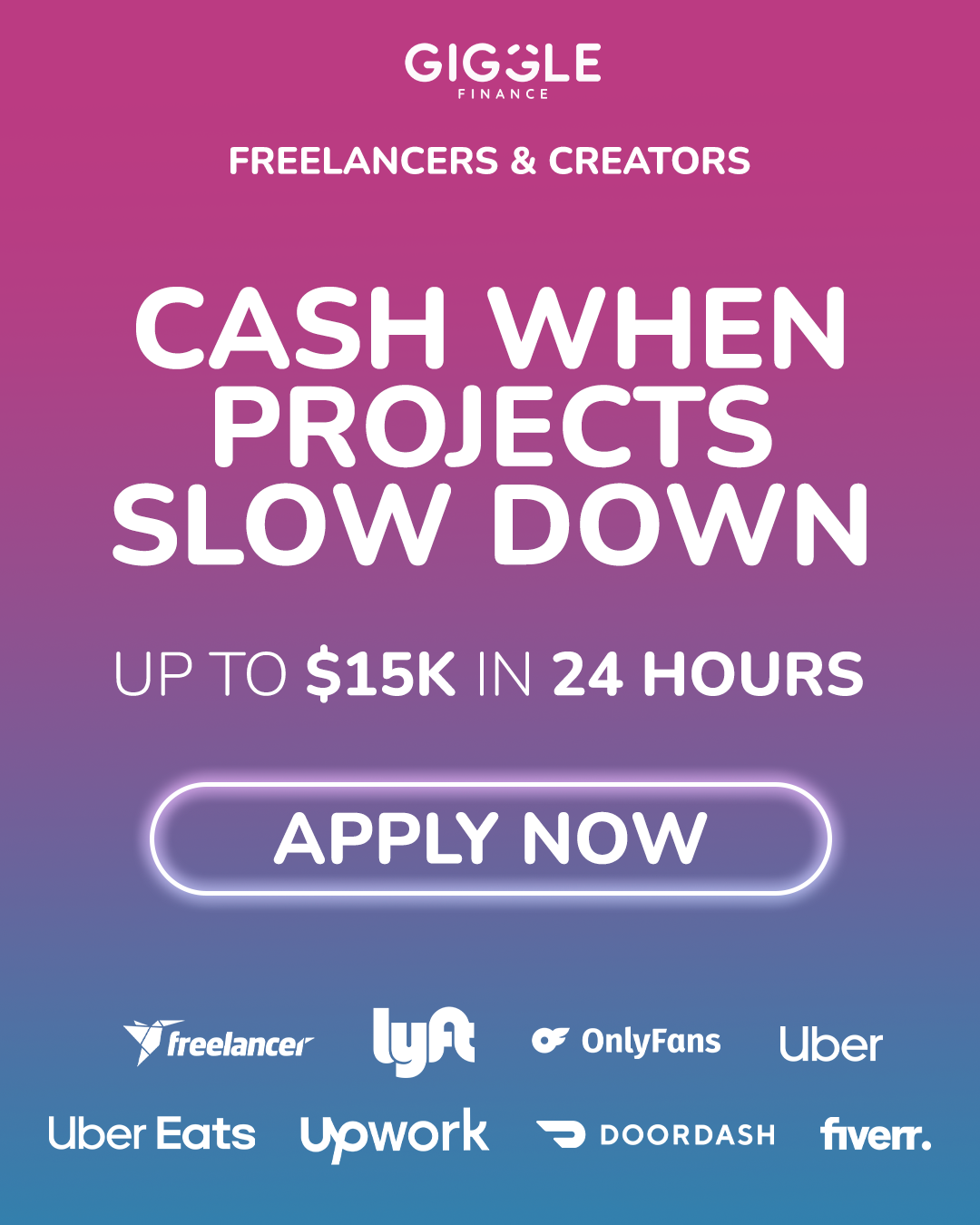 Giggle Finance Facebook ad
