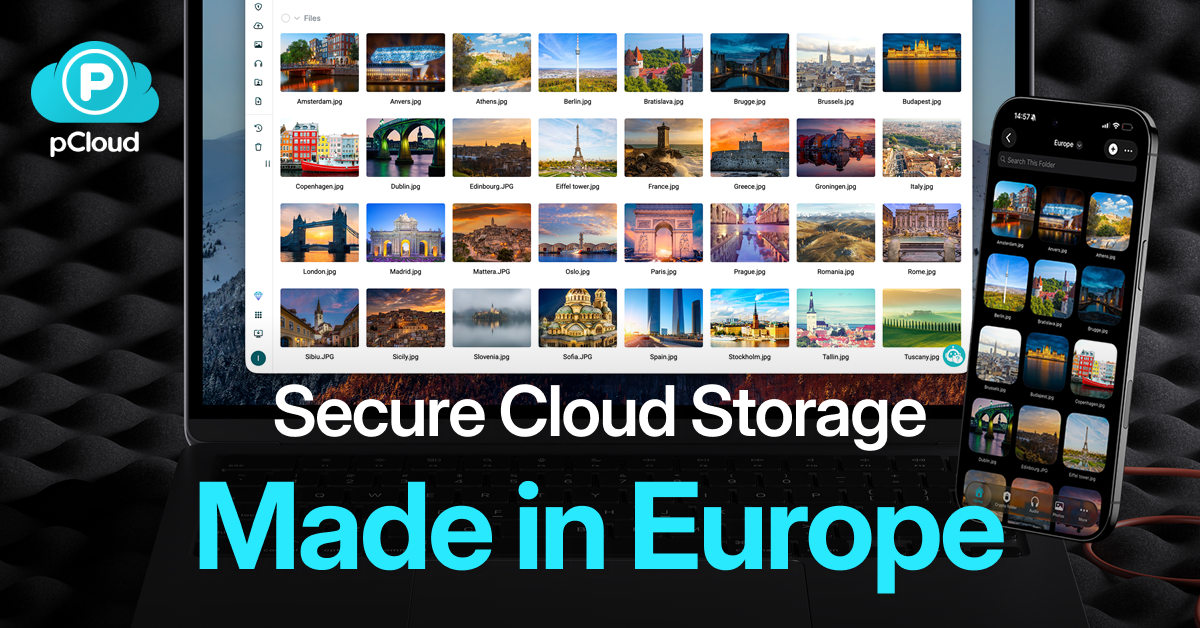 pCloud Facebook ad: Get 20 GB Free Cloud Storage