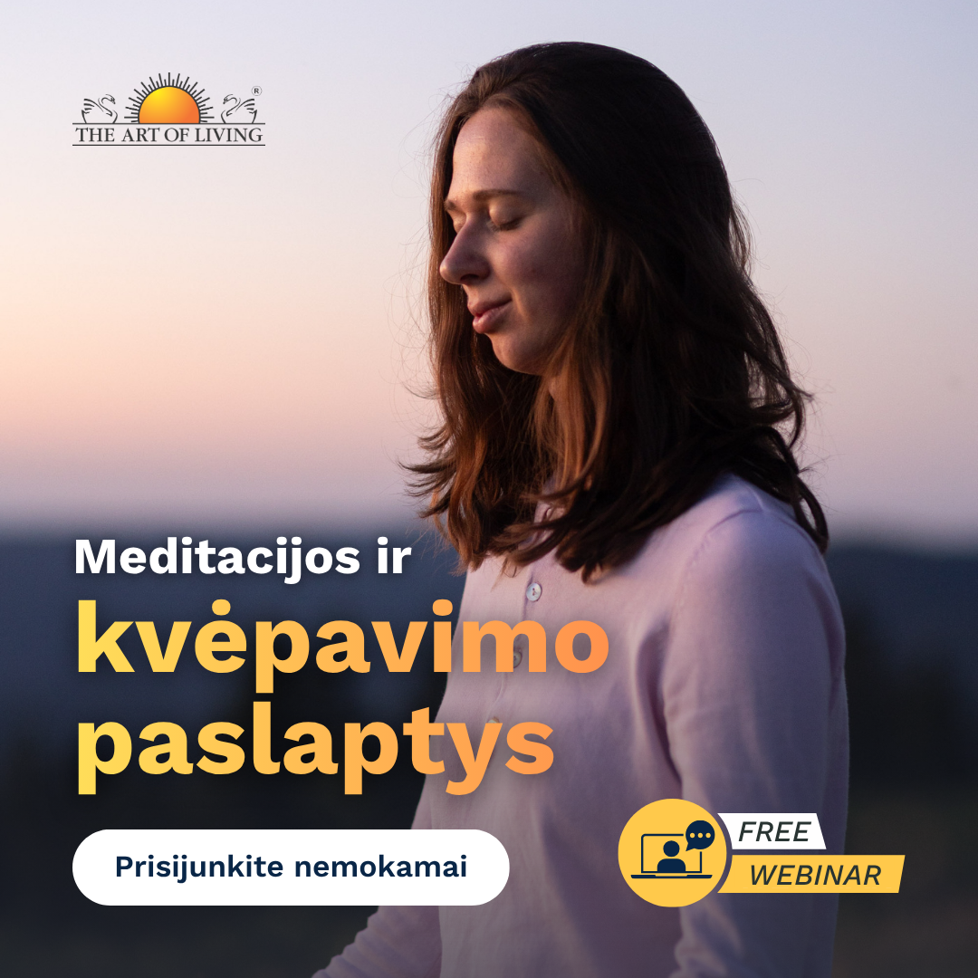 The Art of Living Facebook ad