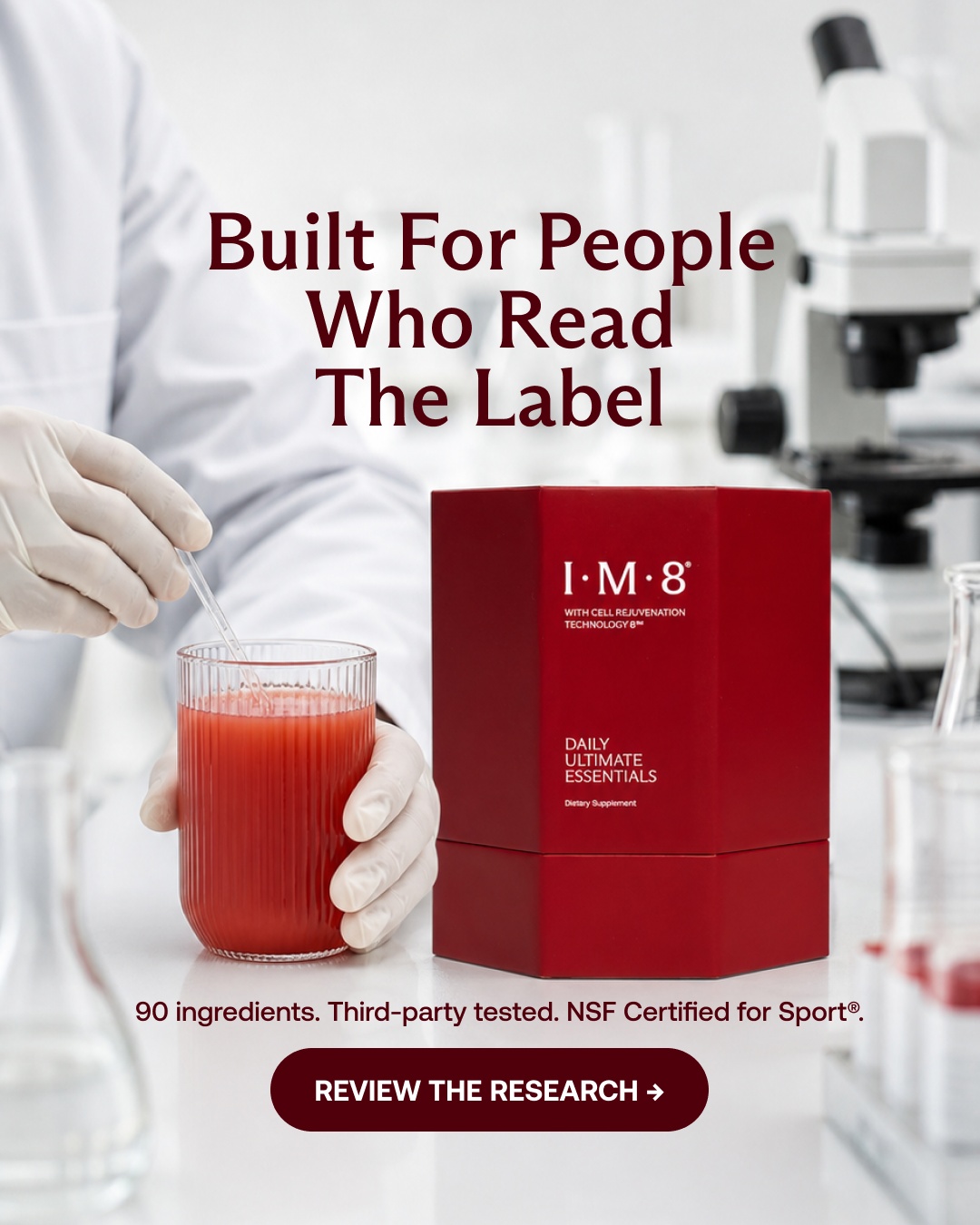IM8 Health Facebook ad