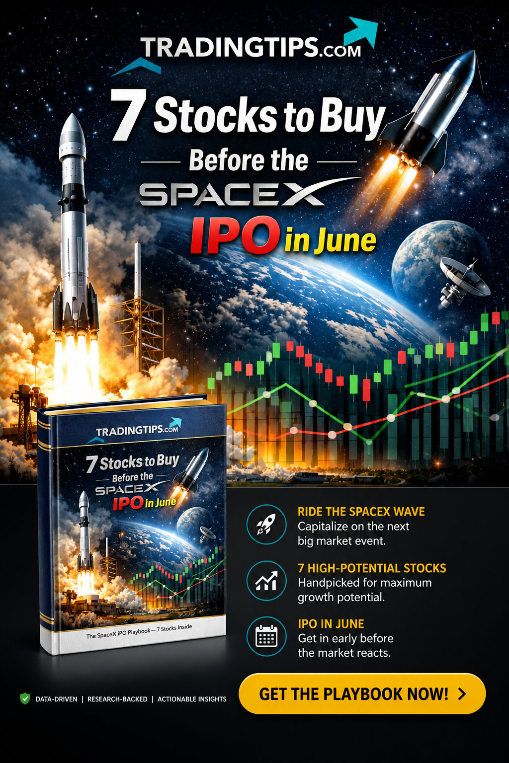 Trading Tips Facebook ad: 7 Space Stocks to Own Before SpaceX Goes Public