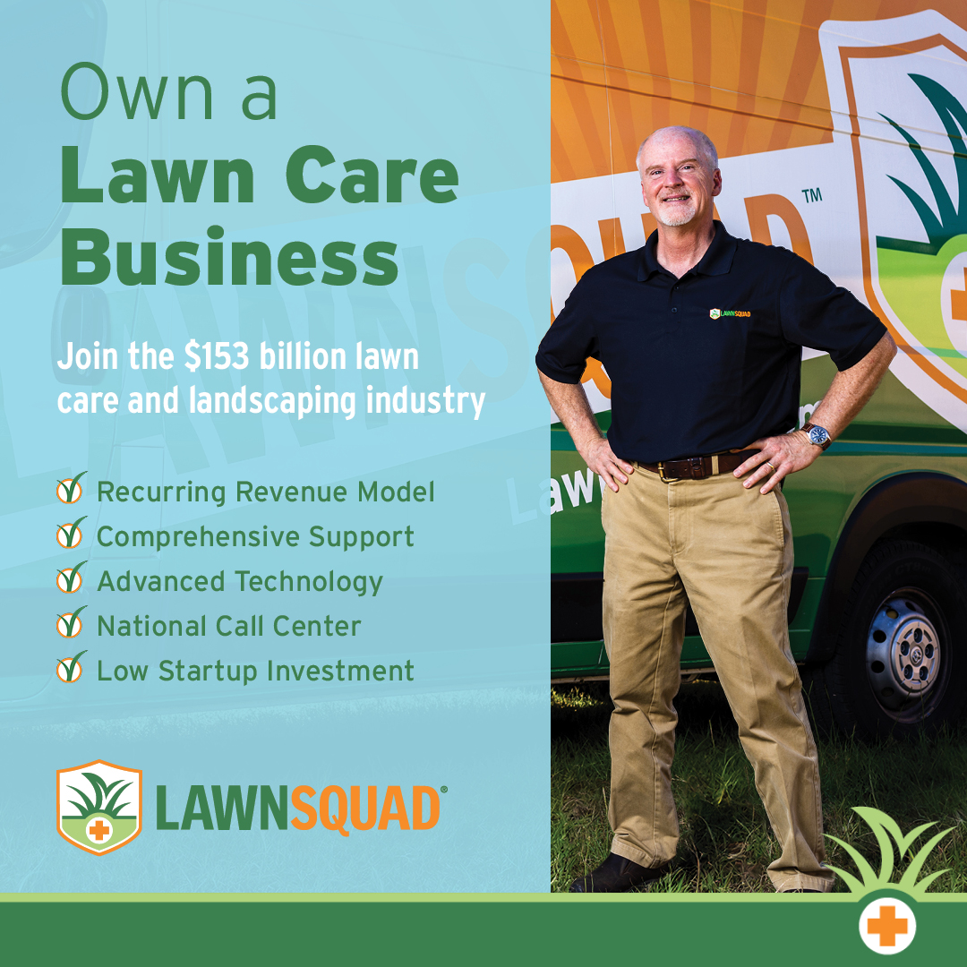 Lawn Squad Franchise Facebook ad