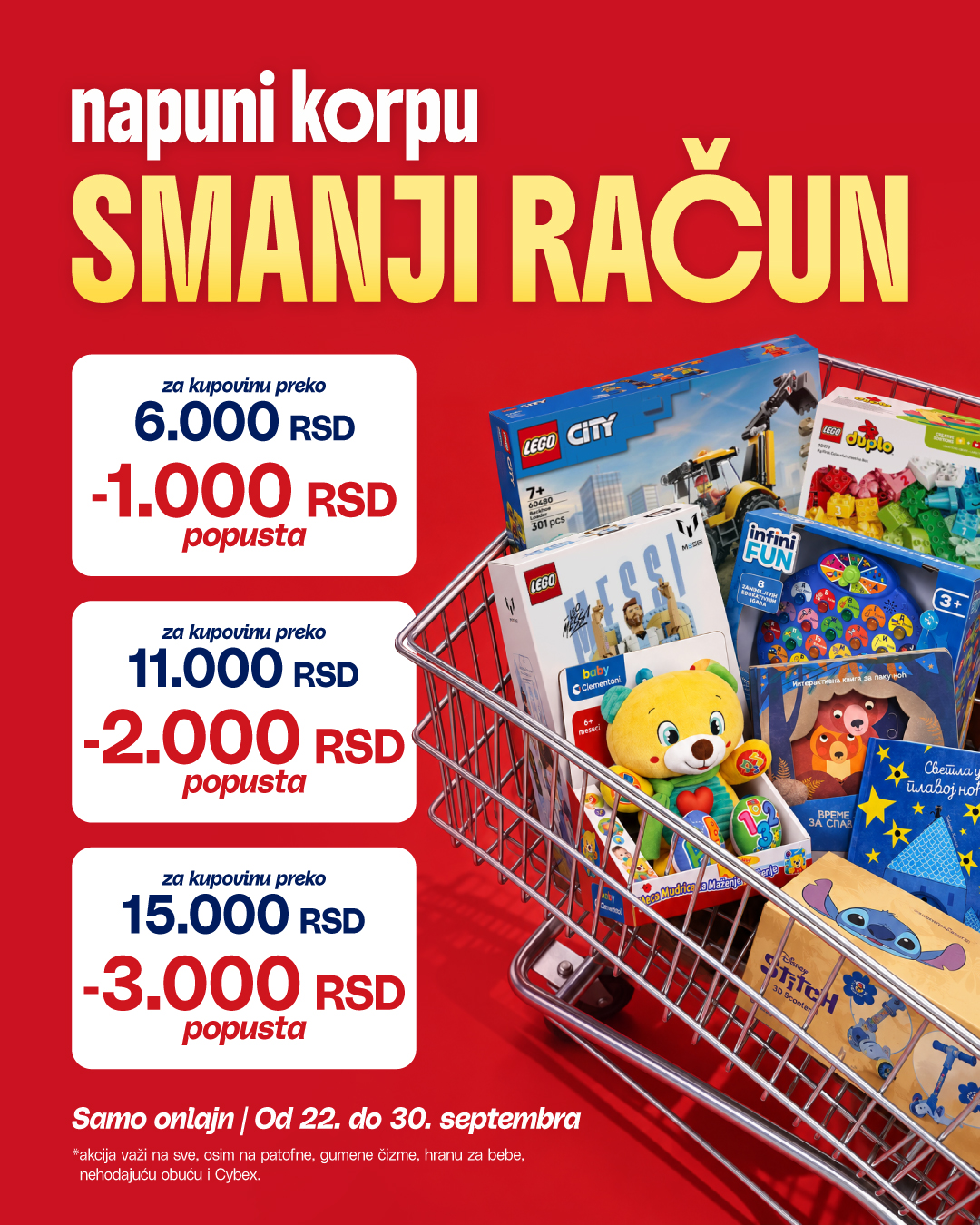 Dexy Co Facebook ad: Uštedi do 3.000 RSD!