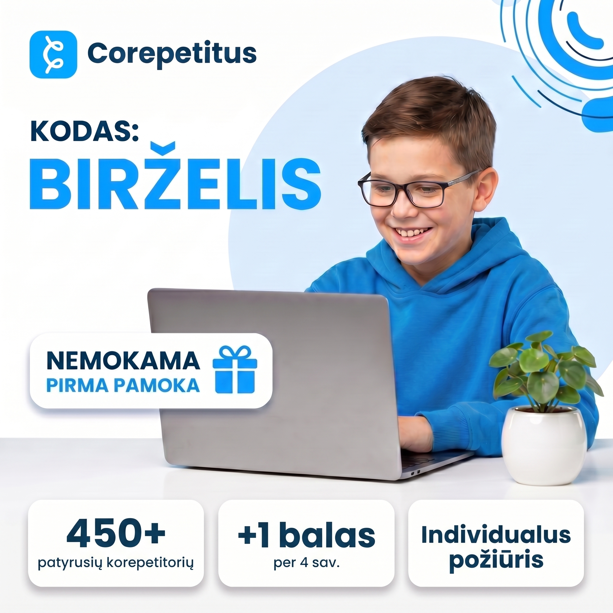 Corepetitus Facebook ad