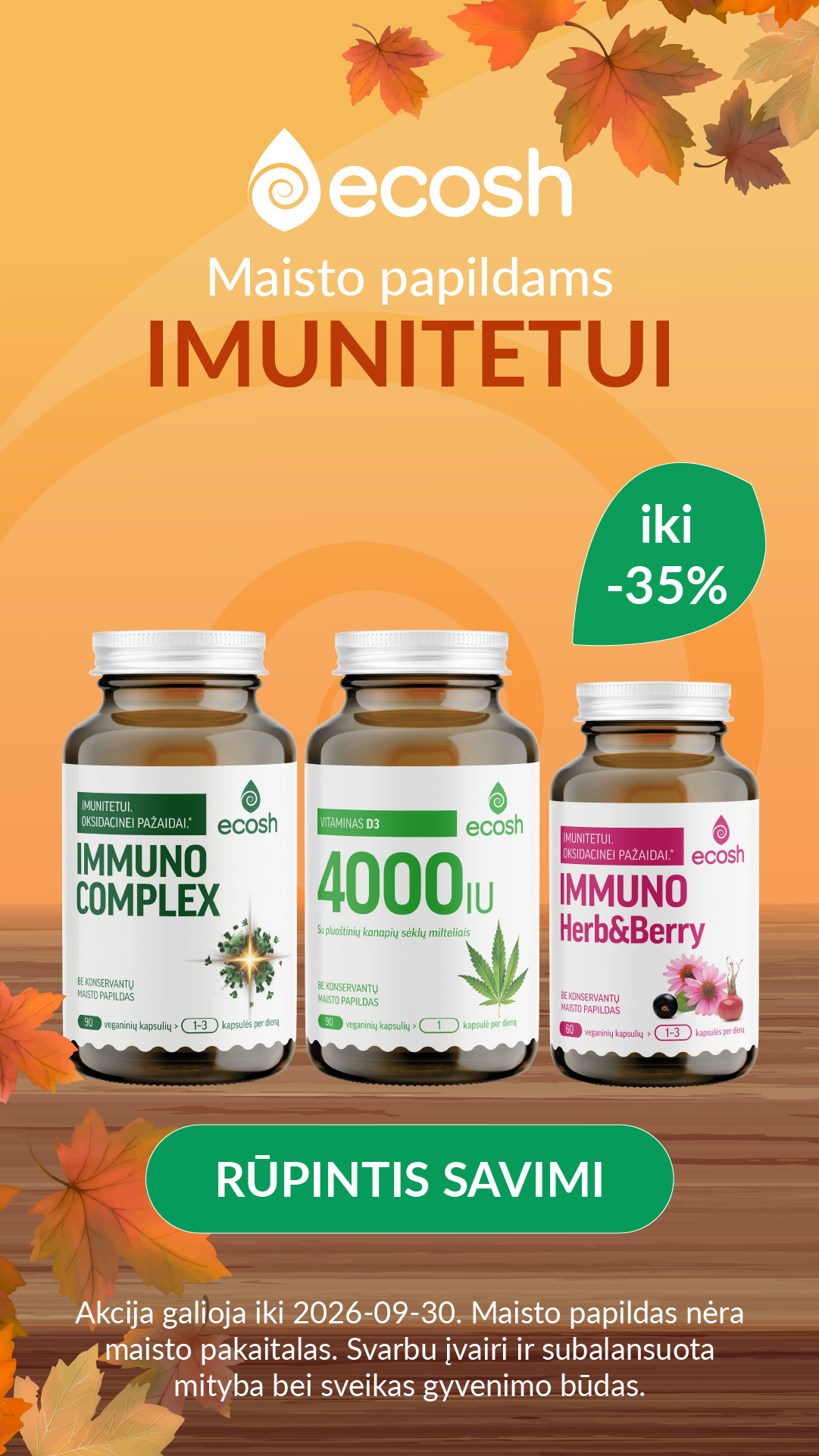 Ecosh Lietuva Facebook ad