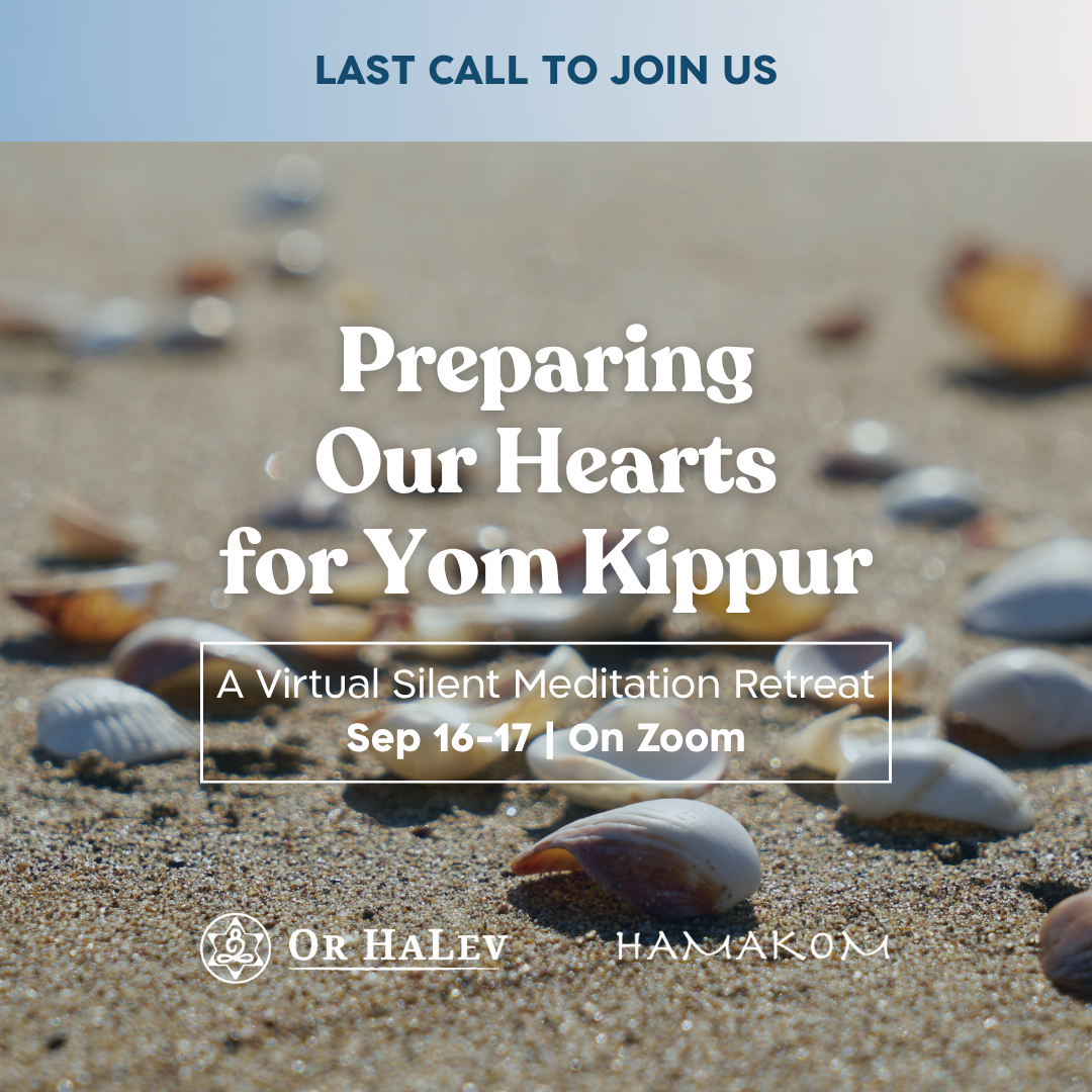 Or HaLev - Center for Jewish Spirituality & Meditation Facebook ad: Reserve Your Spot - Starting at $60