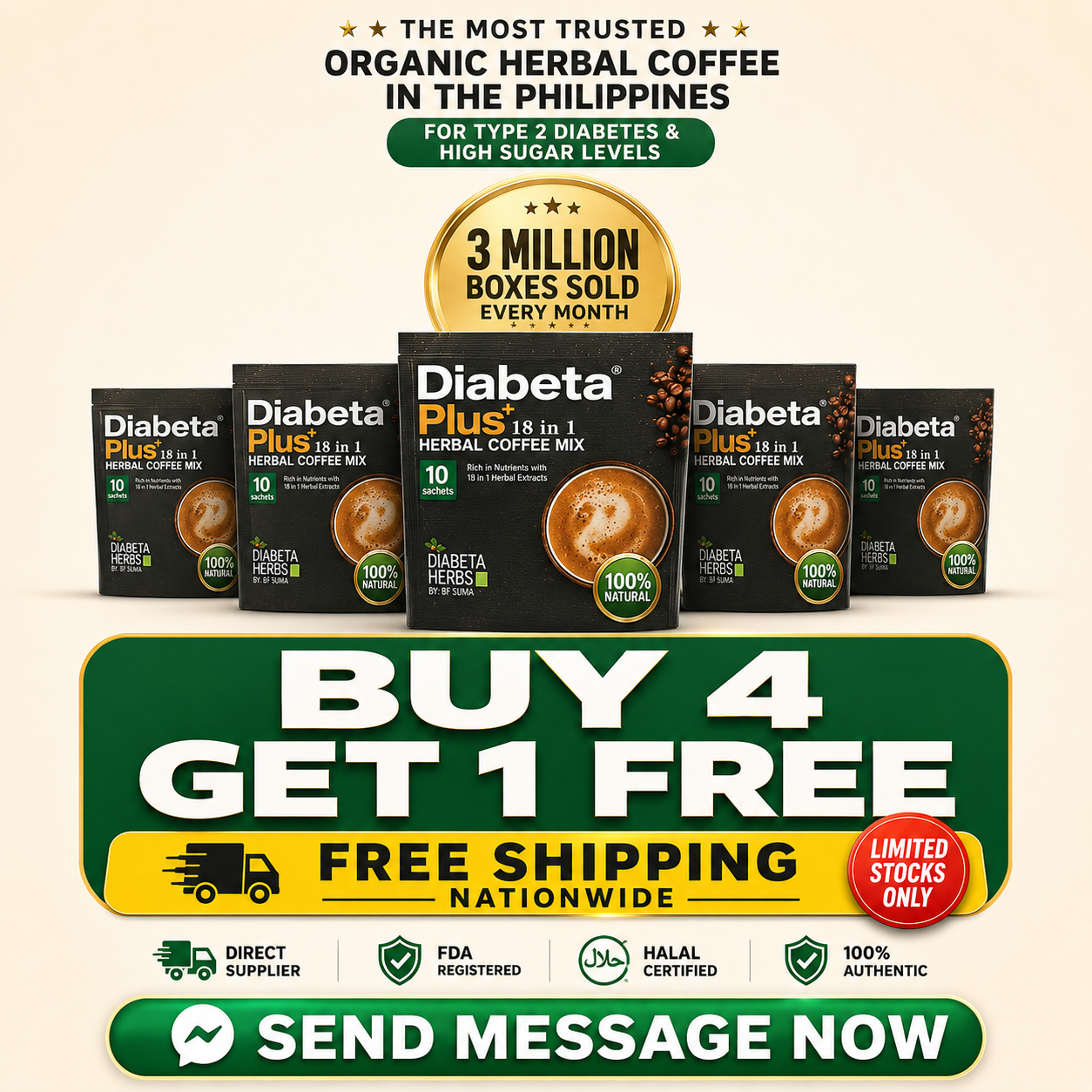 Diabeta Plus Main Page Facebook ad