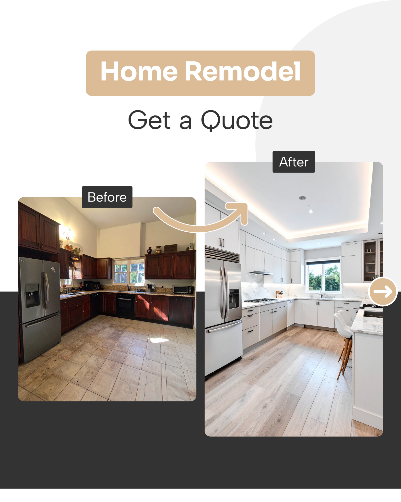 Ahumada General Contractor Facebook ad: Many of your neighbors are remodeling their homes…