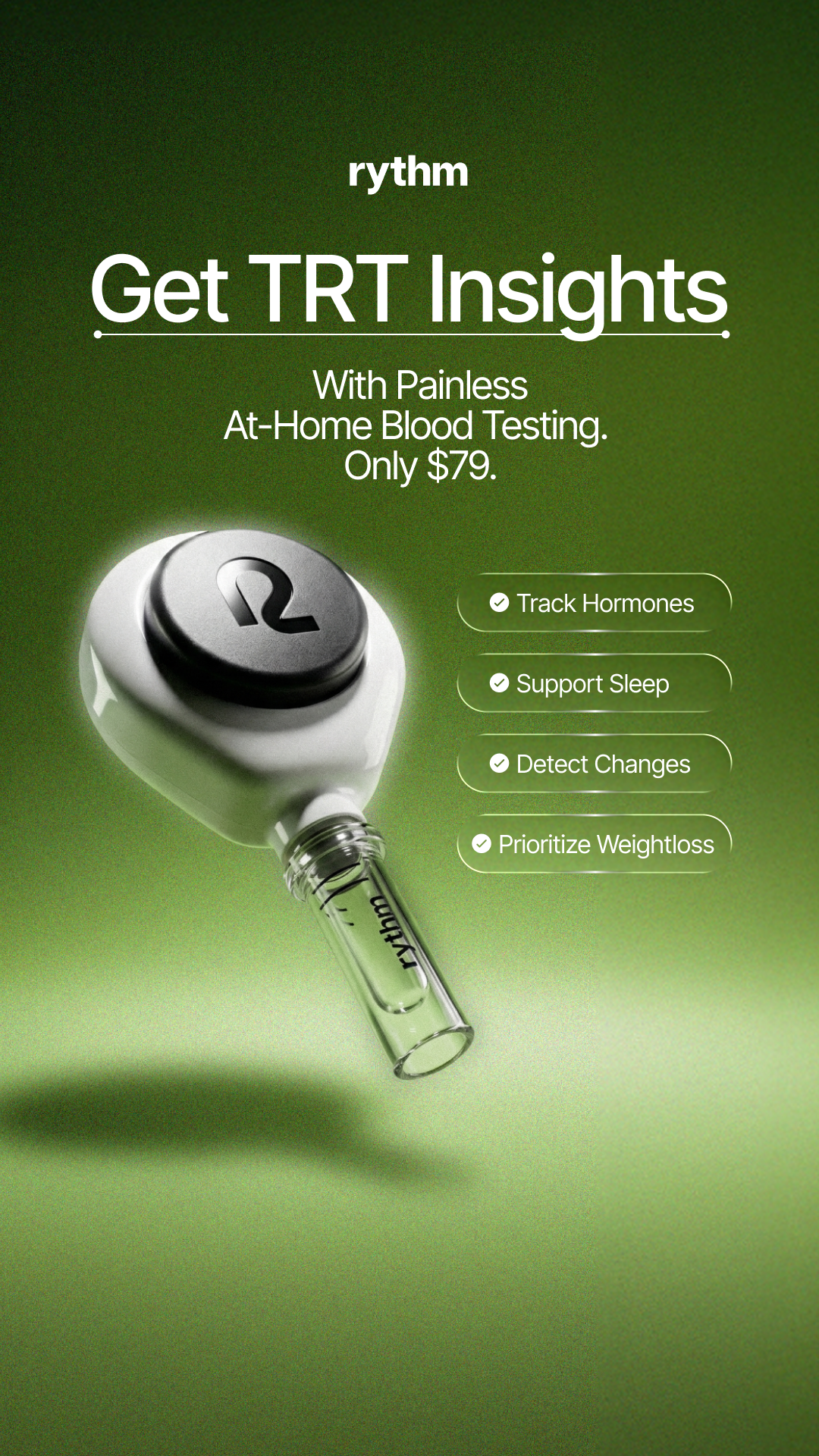 Rythm Health Facebook ad