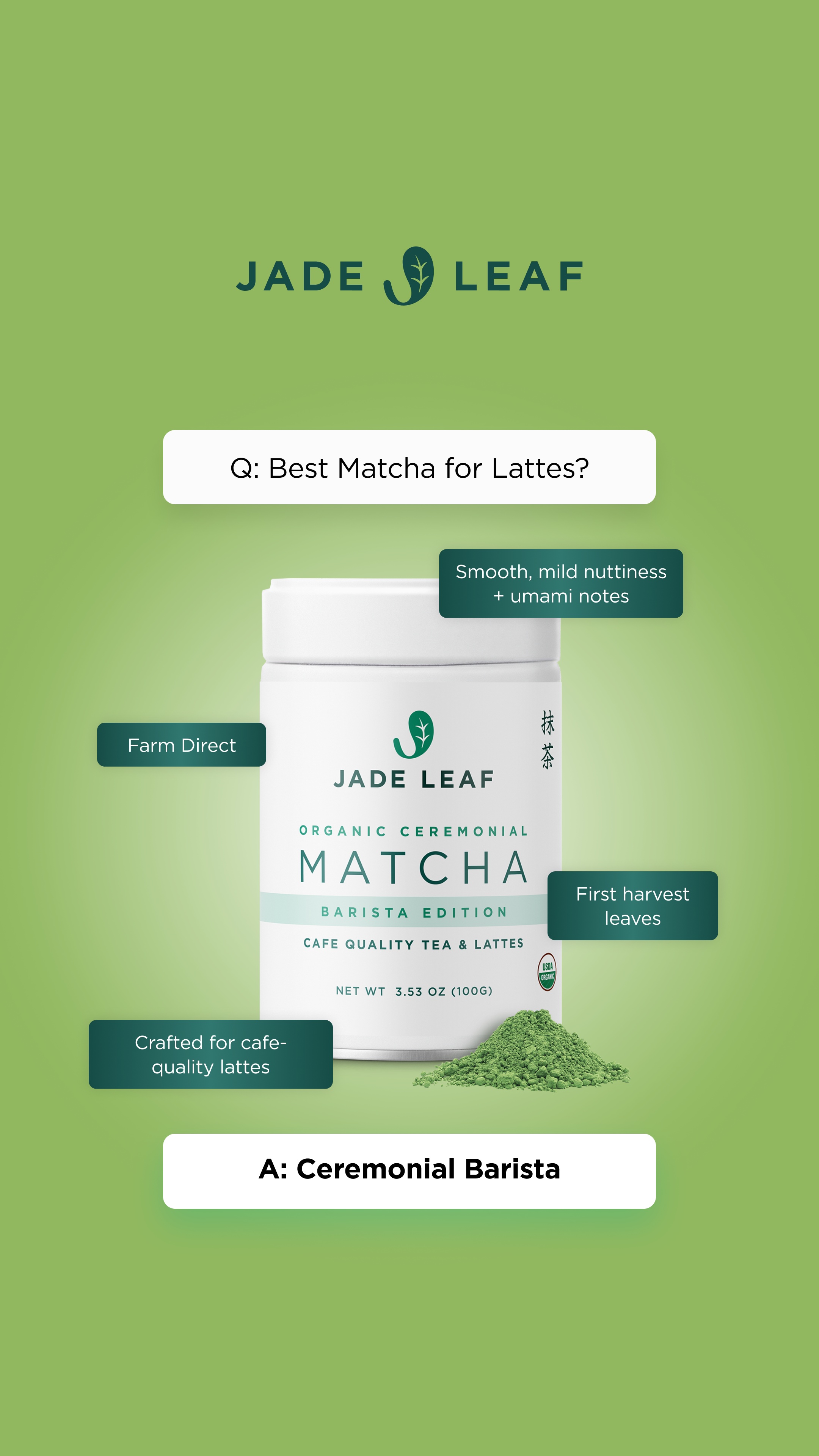 Jade Leaf Matcha Facebook ad