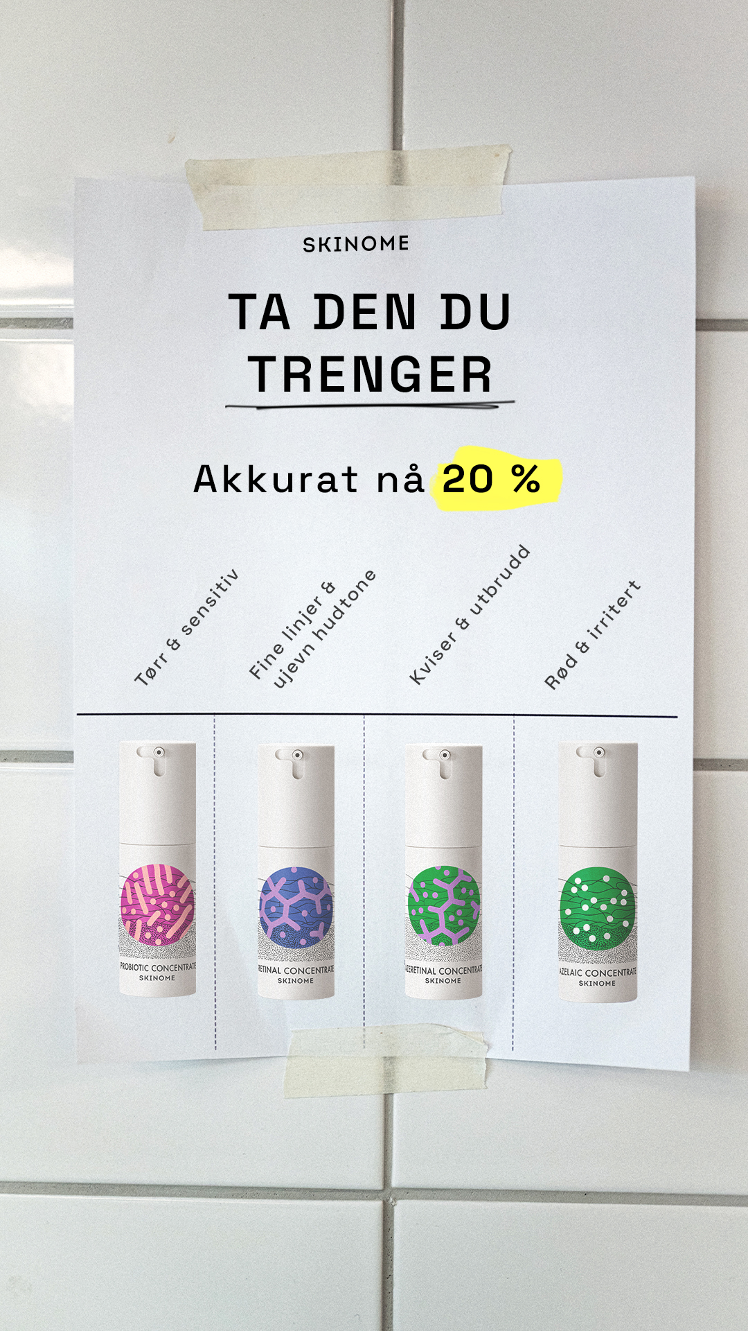 Skinome Facebook ad