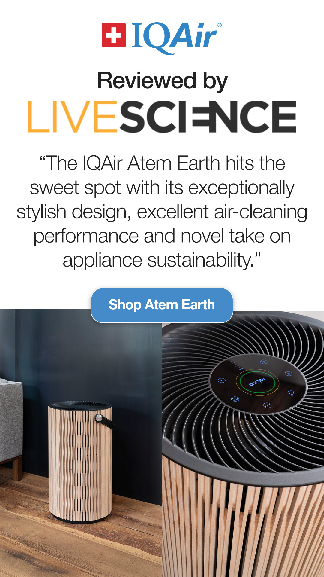 IQAir Facebook ad