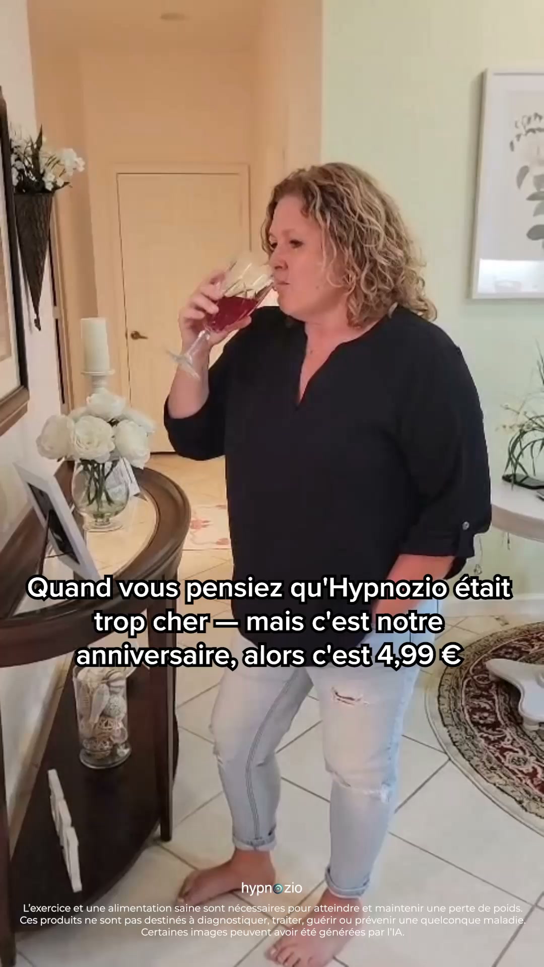 Hypnozio: power of hypnotherapy Facebook ad: Surmontez vos problèmes de poids