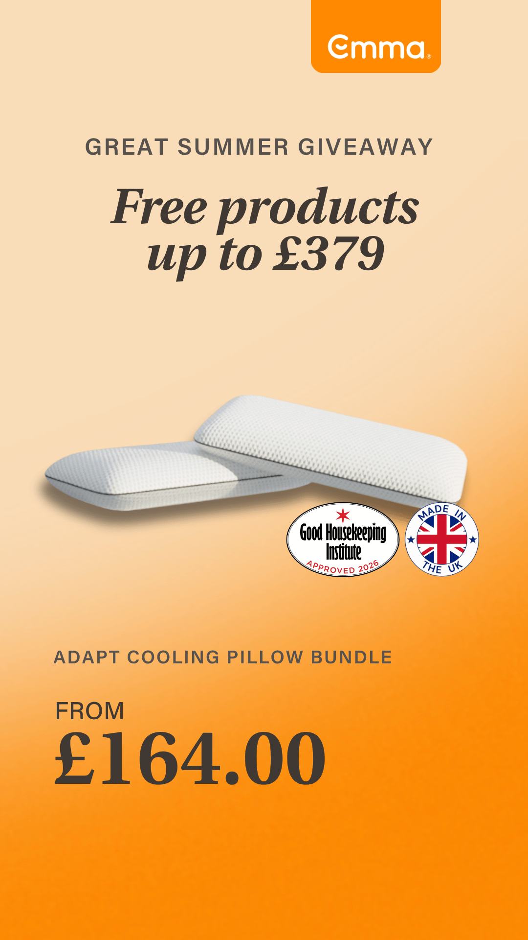 Emma Sleep UK Facebook ad