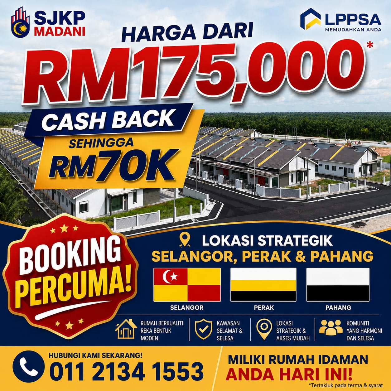 Rumah Murah Perak Facebook ad: BOOKING FREE
