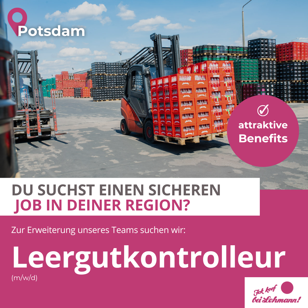 Mehr-Kraftfahrer.de Facebook ad: Leergutkontrolleur (m/w/d) in Berlin/Brandenburg gesucht!