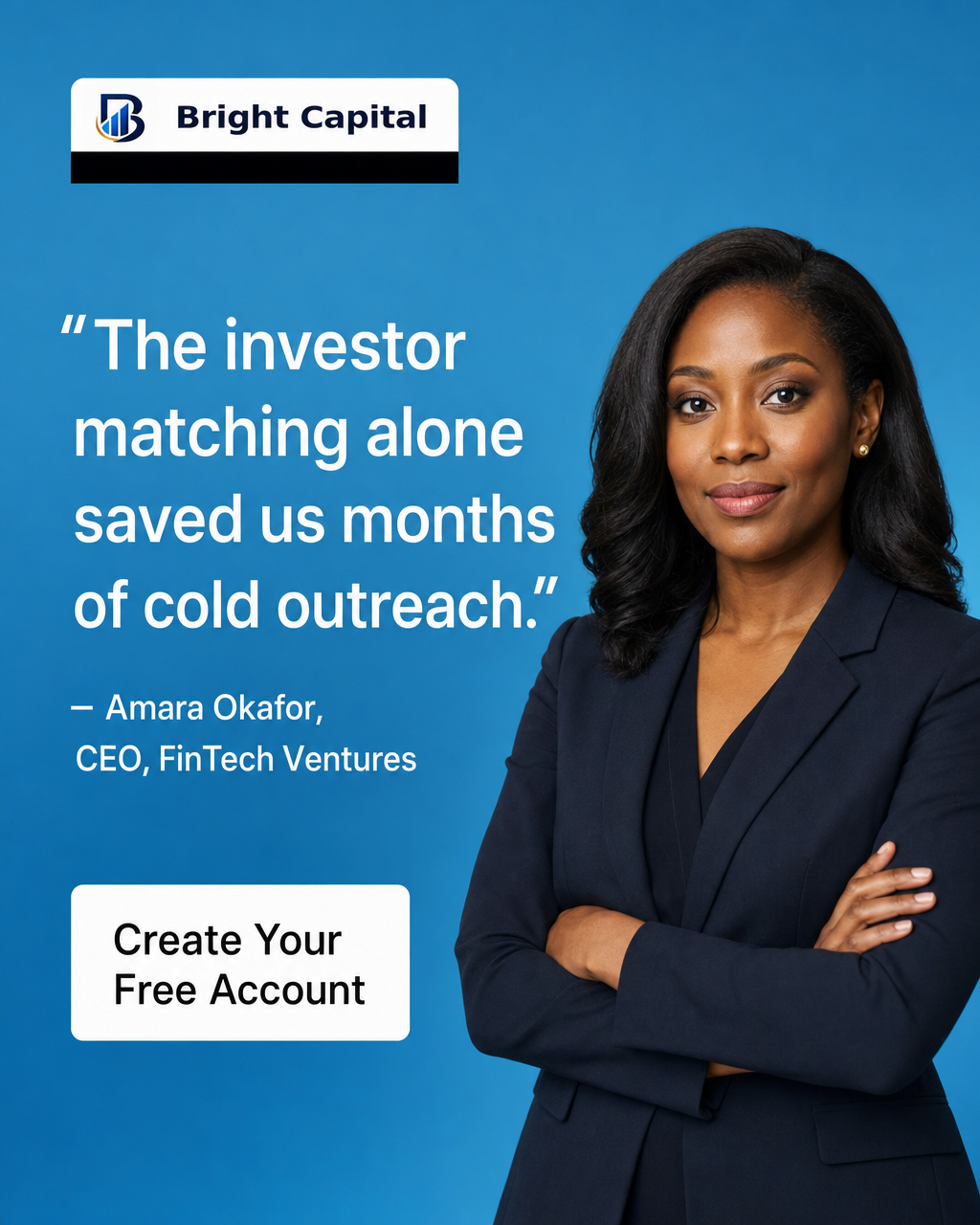 Bright Capital US Facebook ad: Streamline Investor Matching