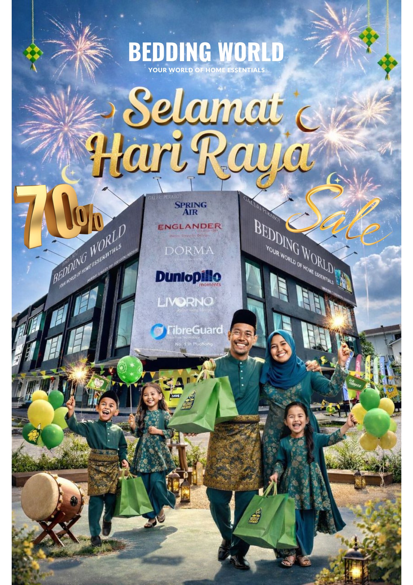 Bedding World Puchong Facebook ad