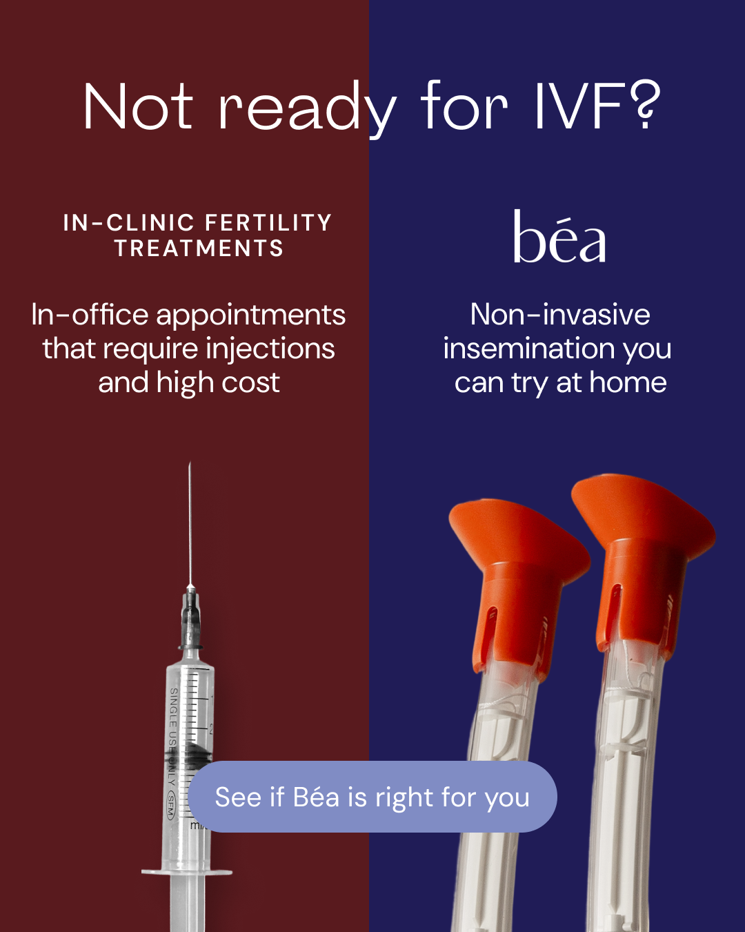 Béa Fertility Facebook ad from Jul 6, 2026