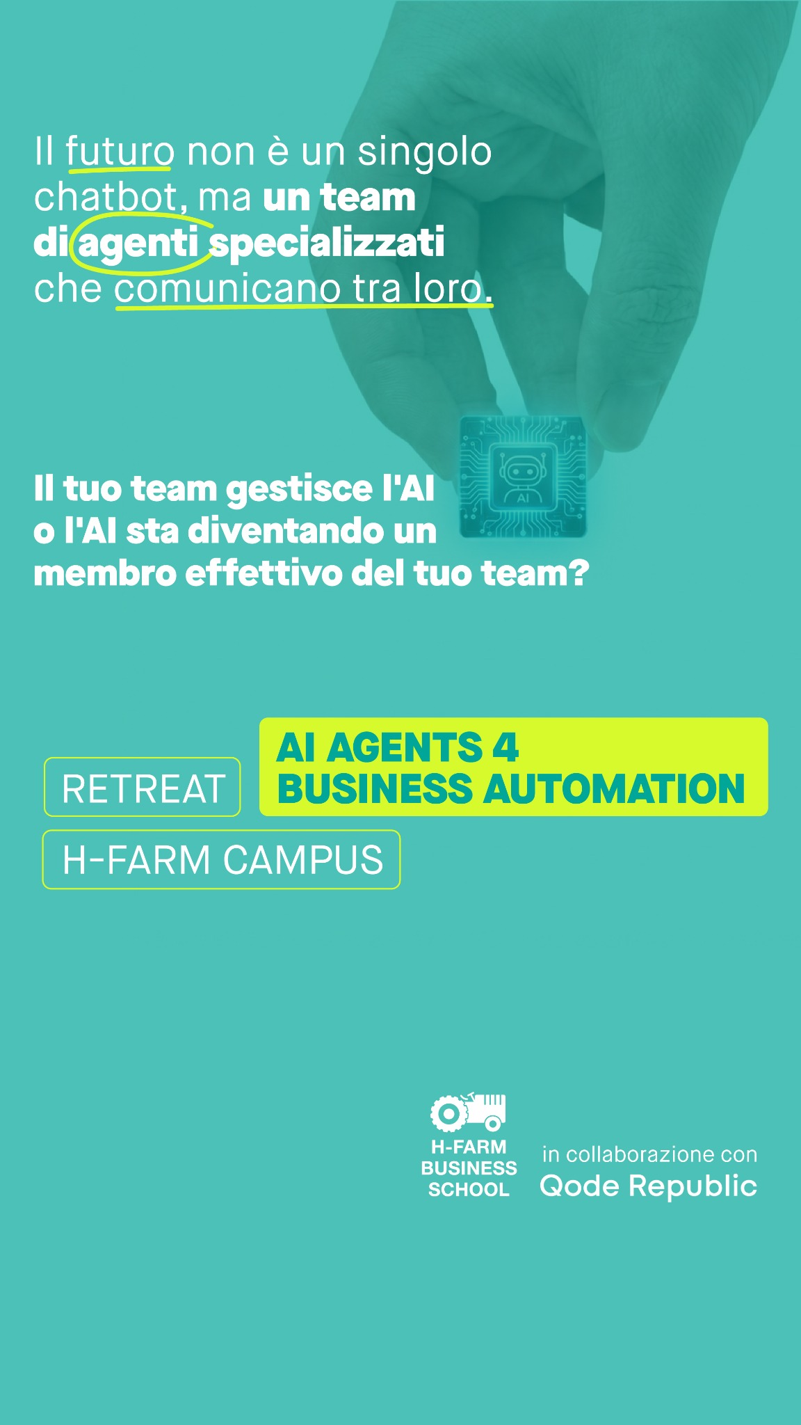 H-FARM Business School Facebook ad