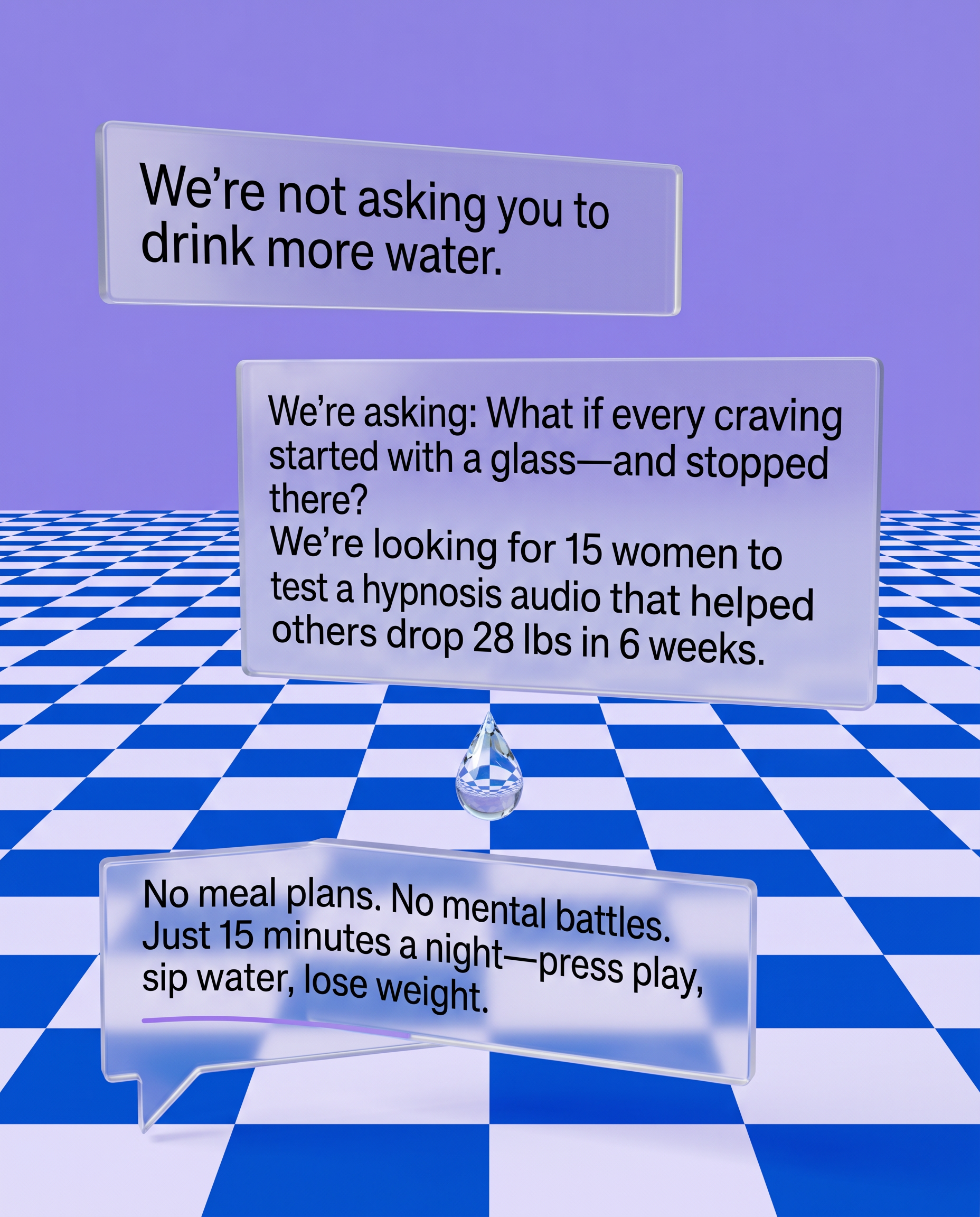 Kure for Hypnotherapy Facebook ad