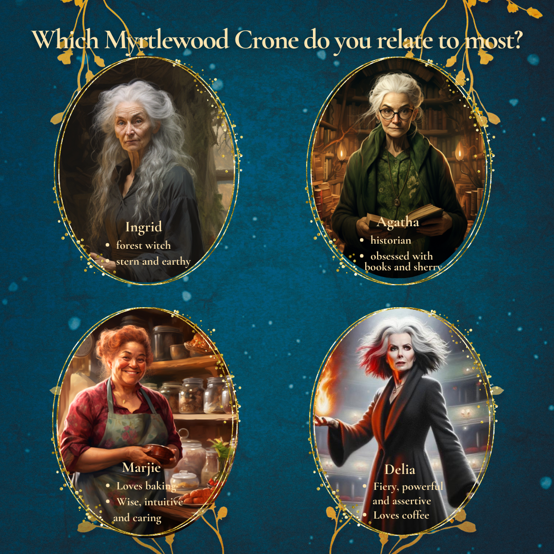 Iris Beaglehole - witchy mystery books Facebook ad