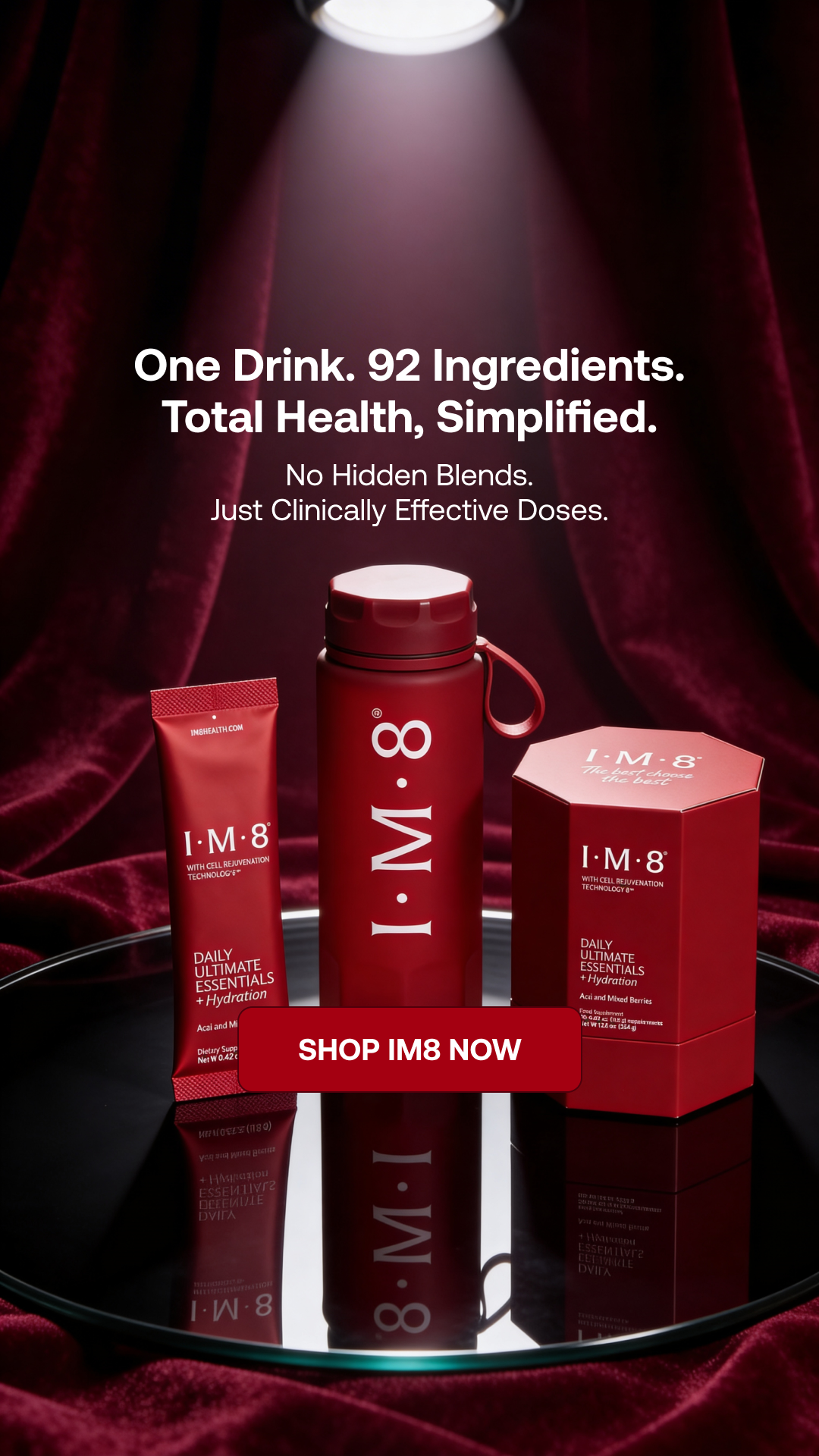 IM8 Health Facebook ad