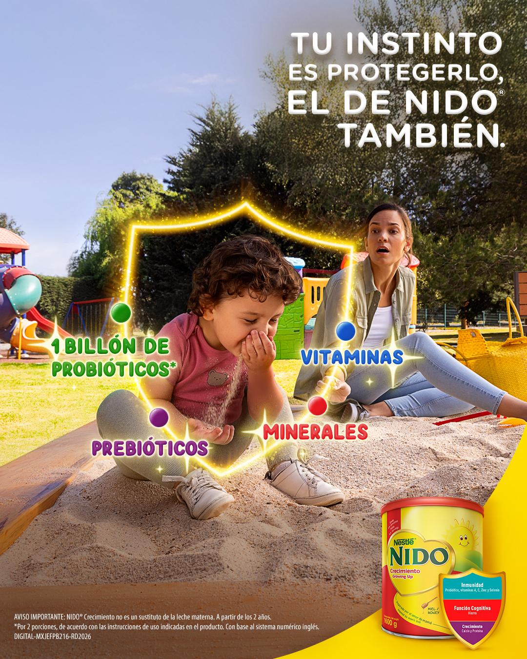 Nido RD Facebook ad: NIDO Crecimiento