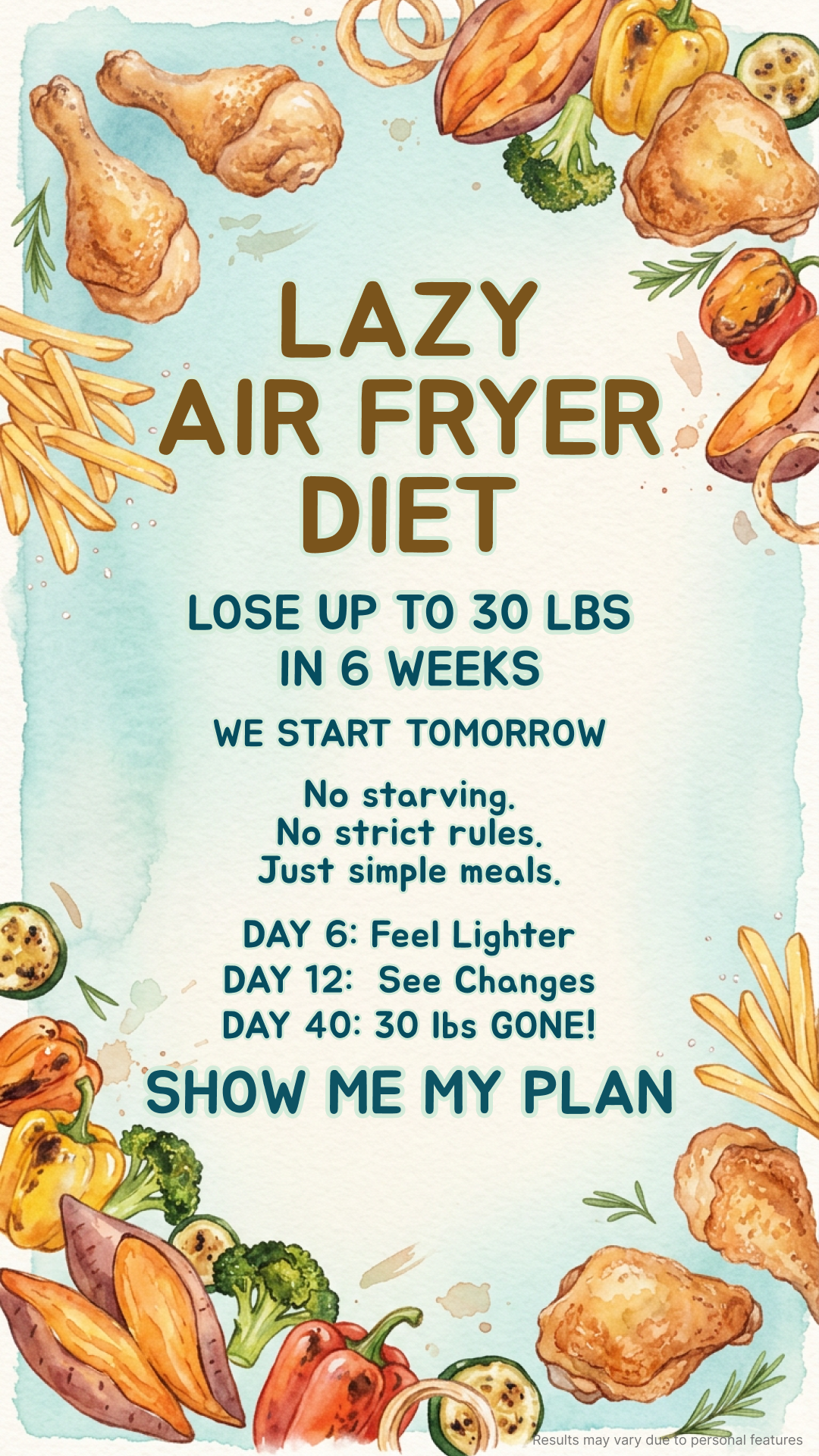 Air Diet Facebook ad
