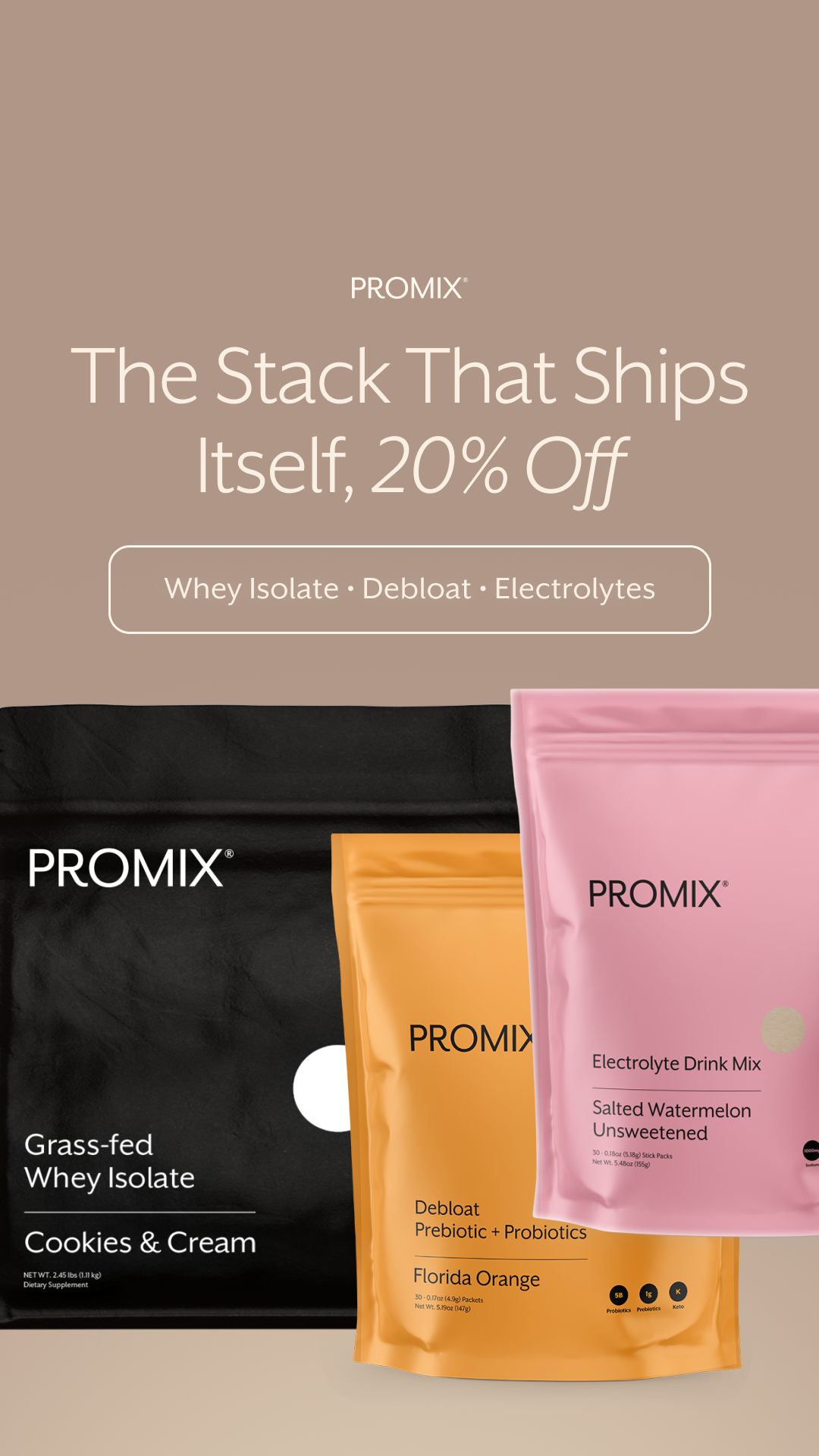PROMIX Nutrition Facebook ad