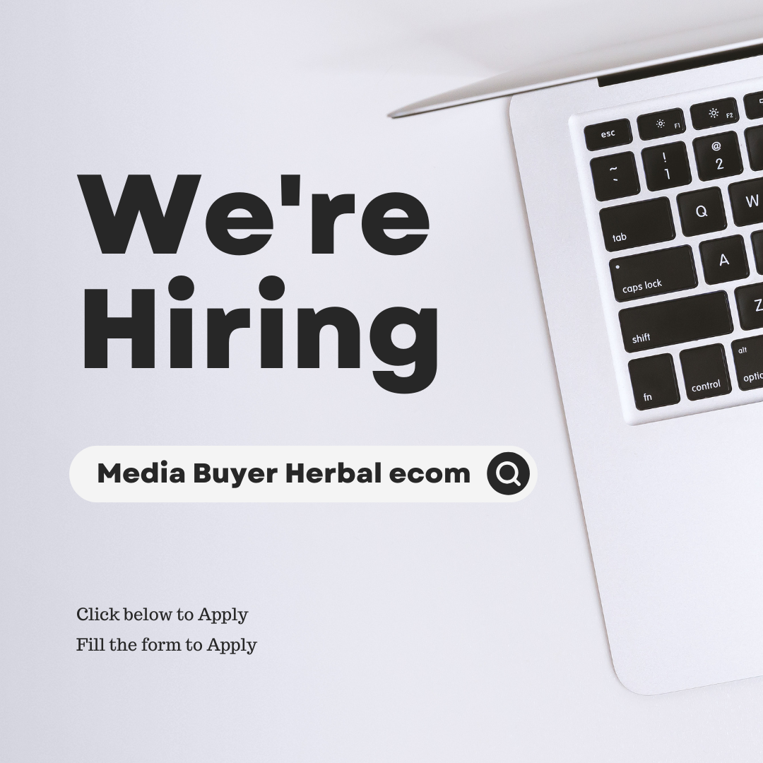 Job Vacancy Facebook ad: MEDIA BUYERS WANTED, PUREHERB GLOBAL
