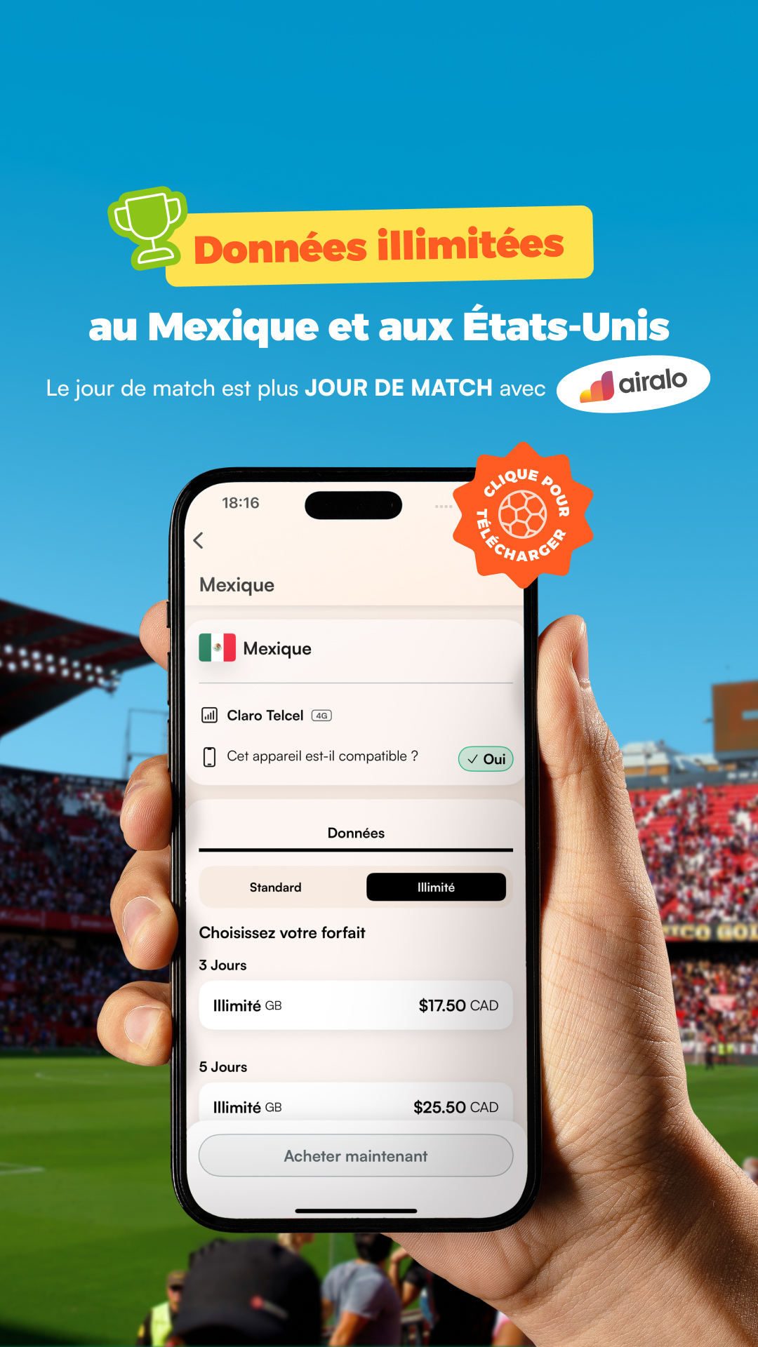 Airalo Global eSIM Store Facebook ad
