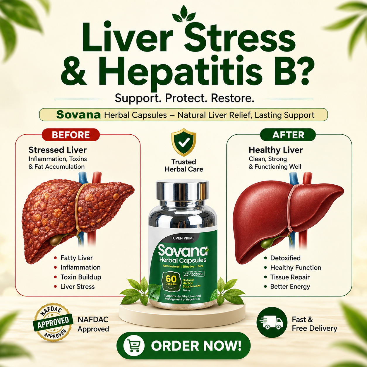 Sovana Herbal Capsules Facebook ad