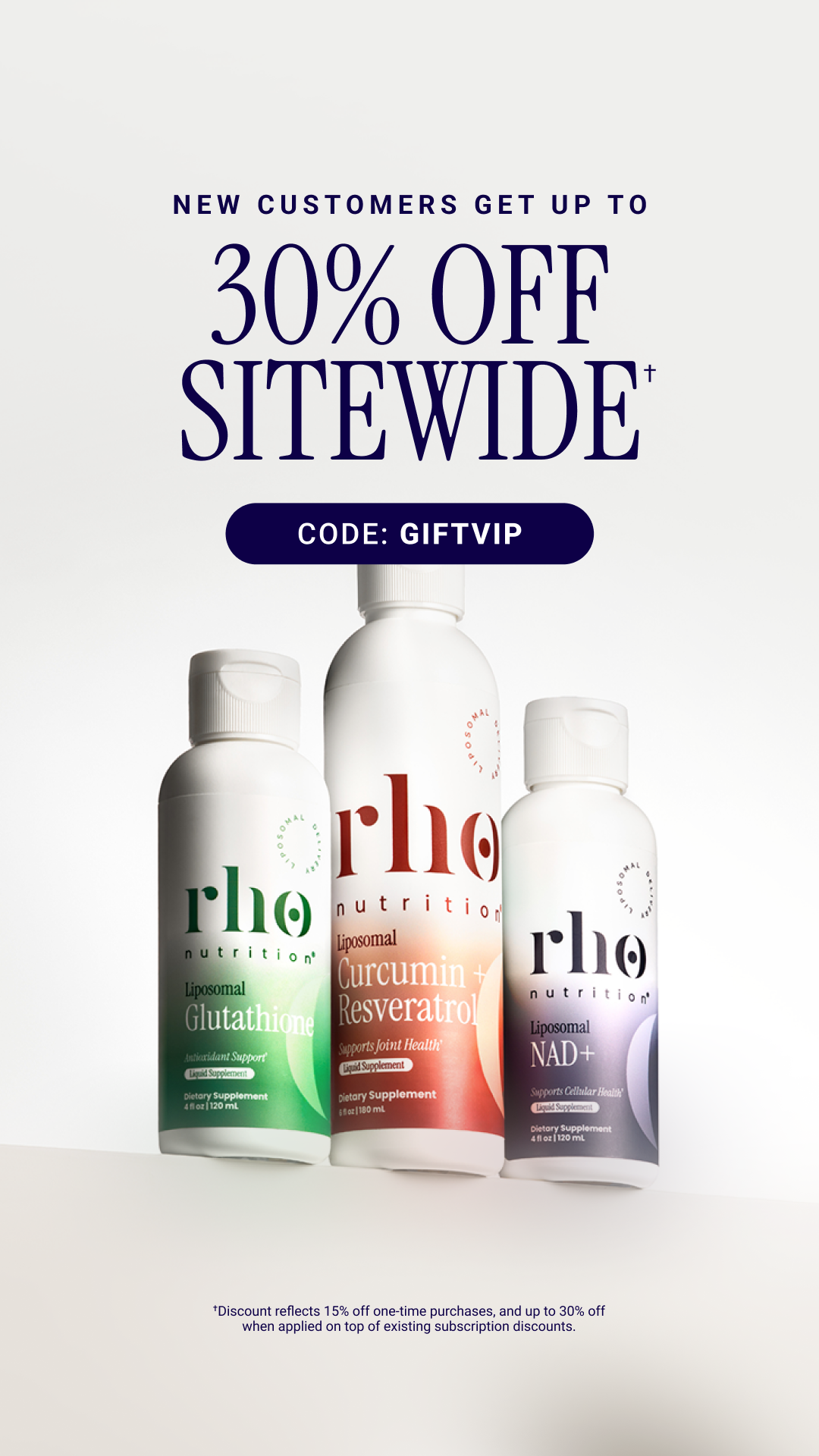 Rho Nutrition Facebook ad