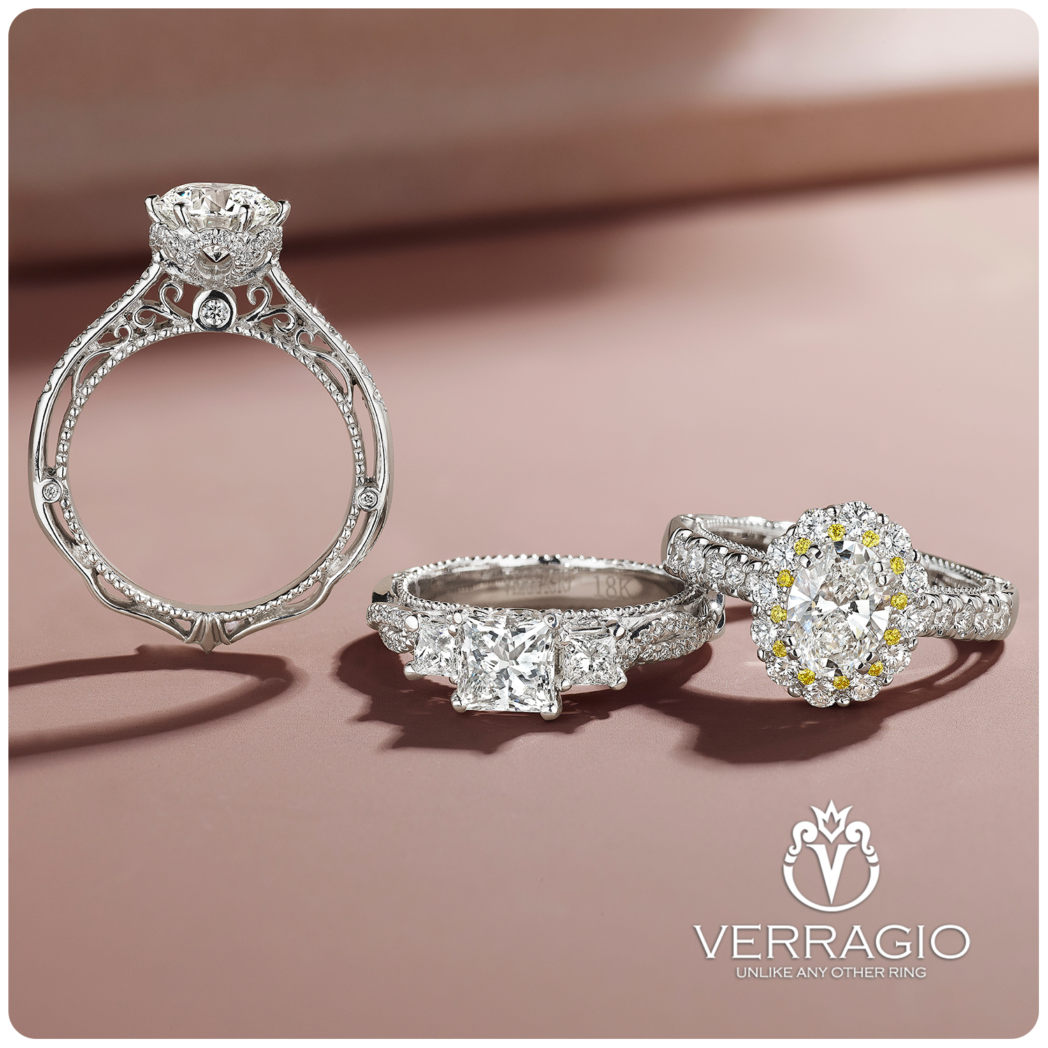 Verragio Engagement Rings and Wedding Bands Facebook ad