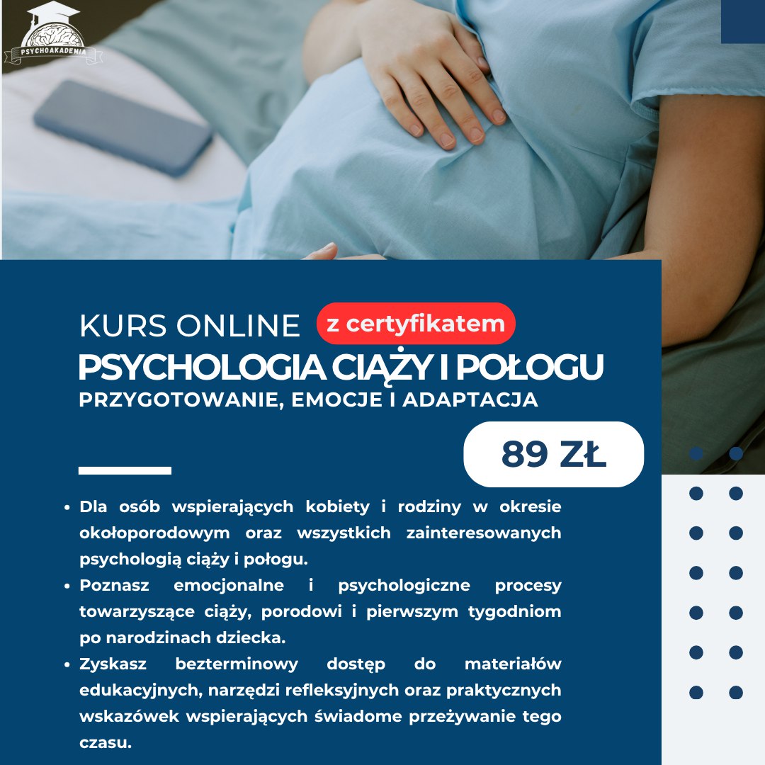 Psychoakademia - Centrum Edukacji Online Facebook ad: Przygotuj się na ciążę i połóg