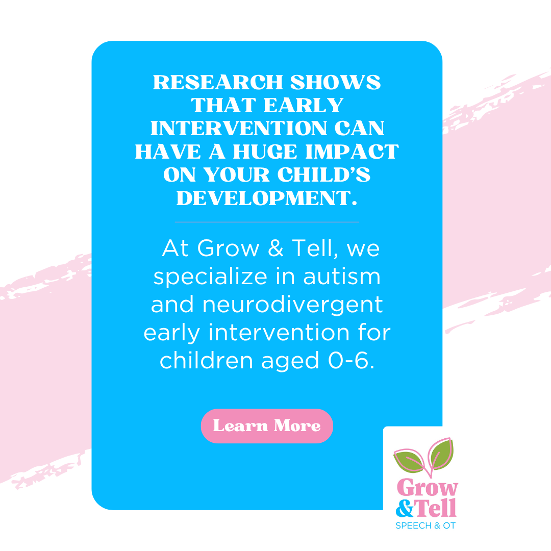 Grow & Tell Speech and OT Facebook ad