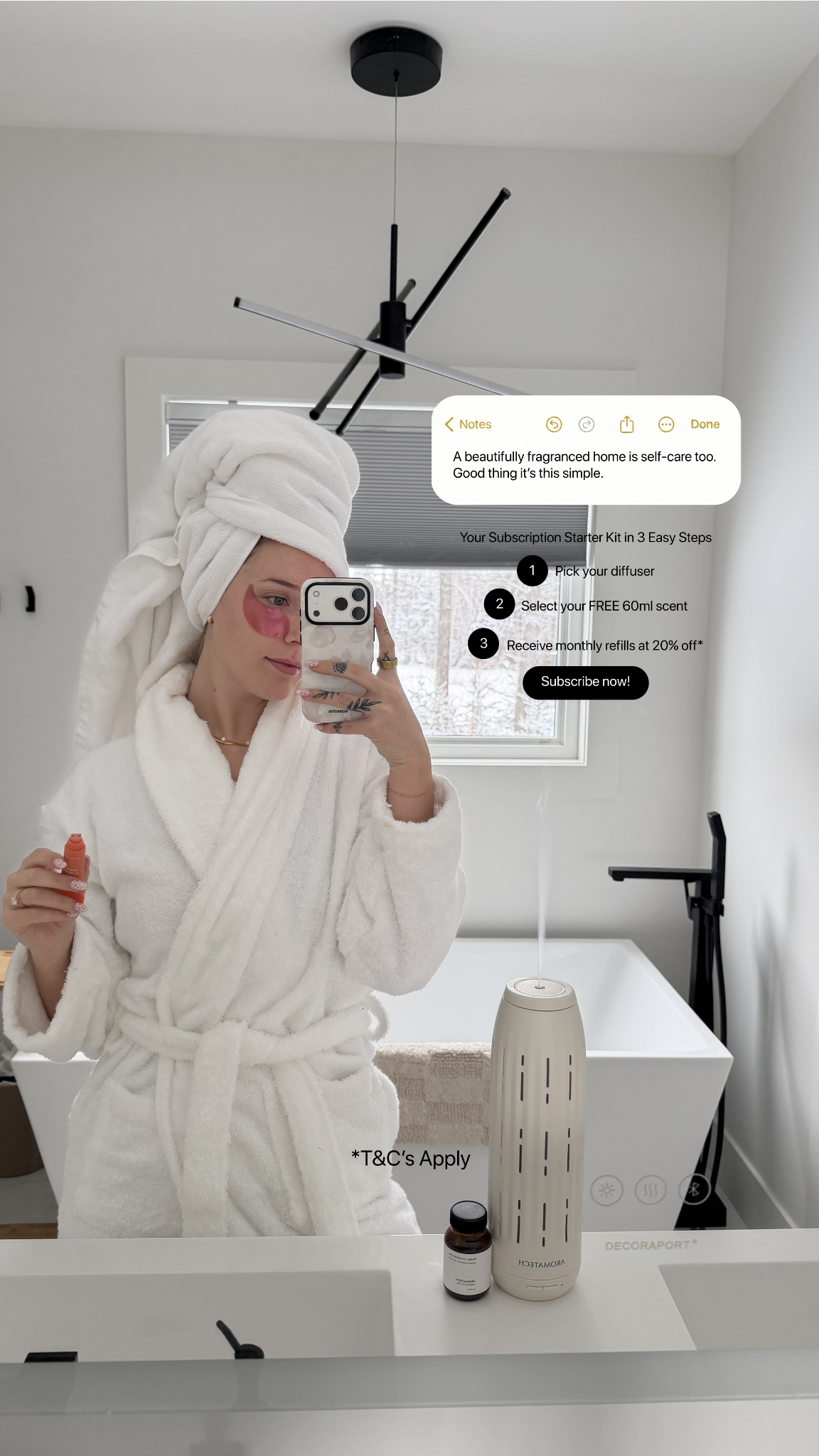 AromaTech Facebook ad