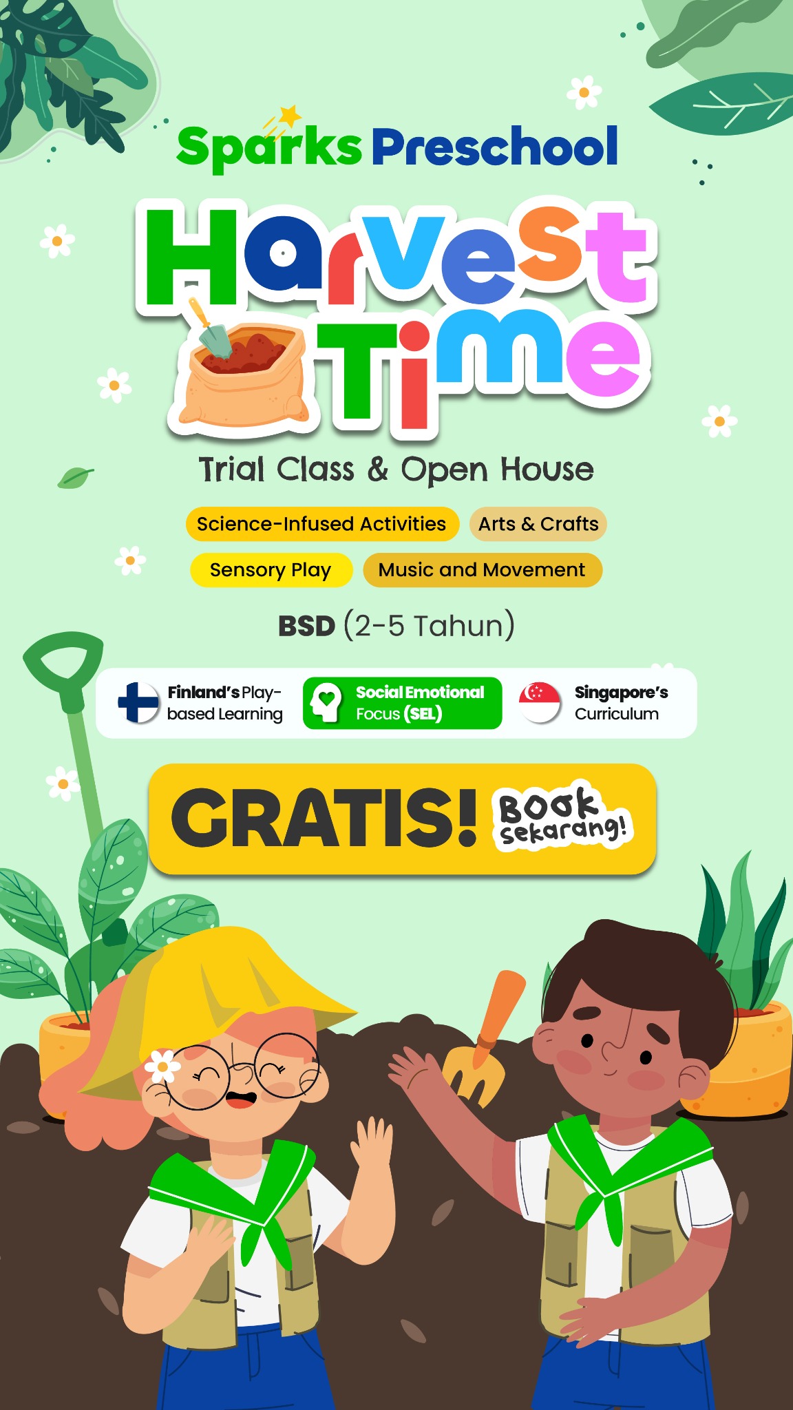 Sparks Preschool Facebook ad