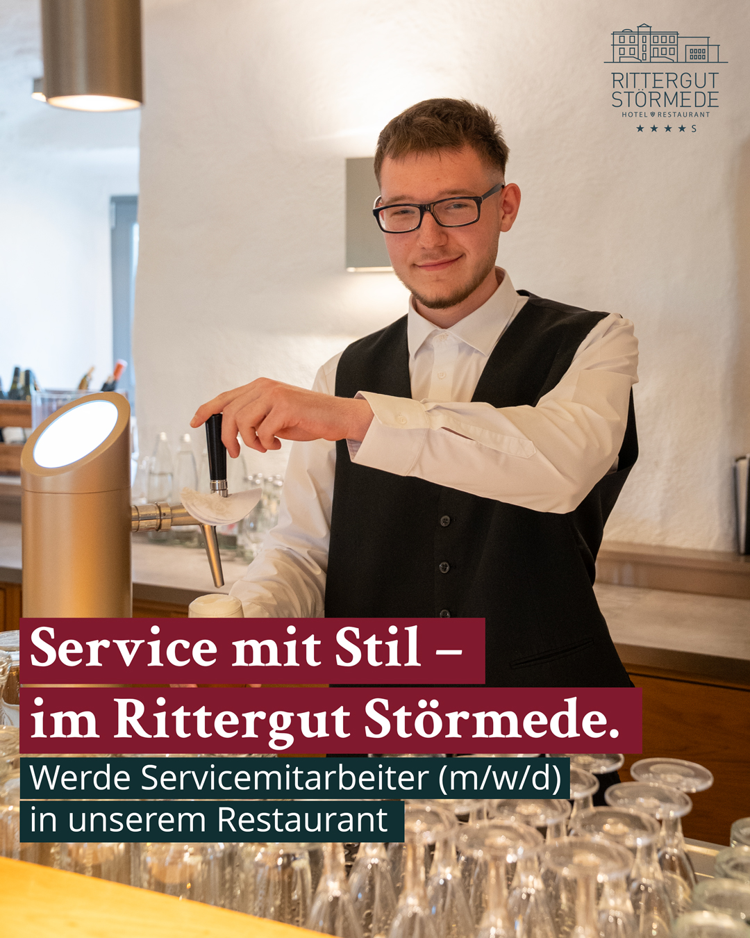 Rittergut Störmede Facebook ad: Werde Teil unseres Teams
