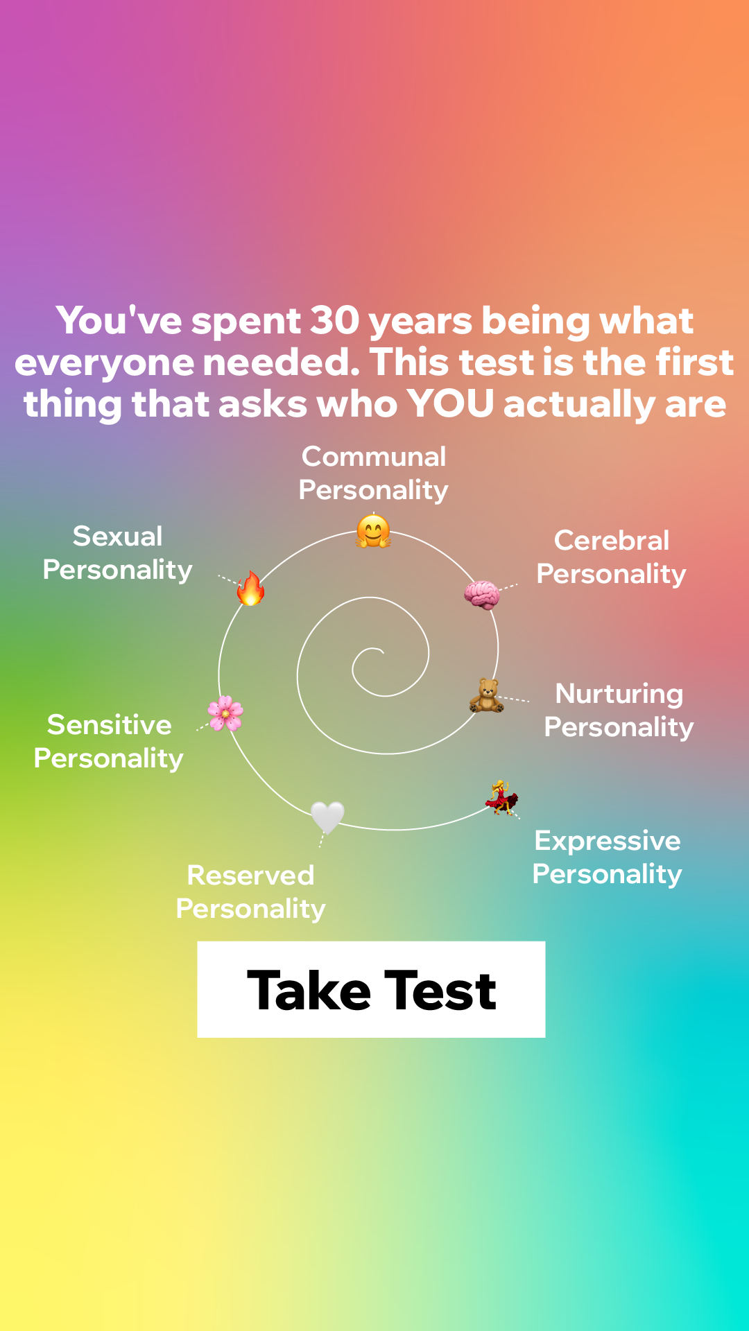 Personality Type Facebook ad