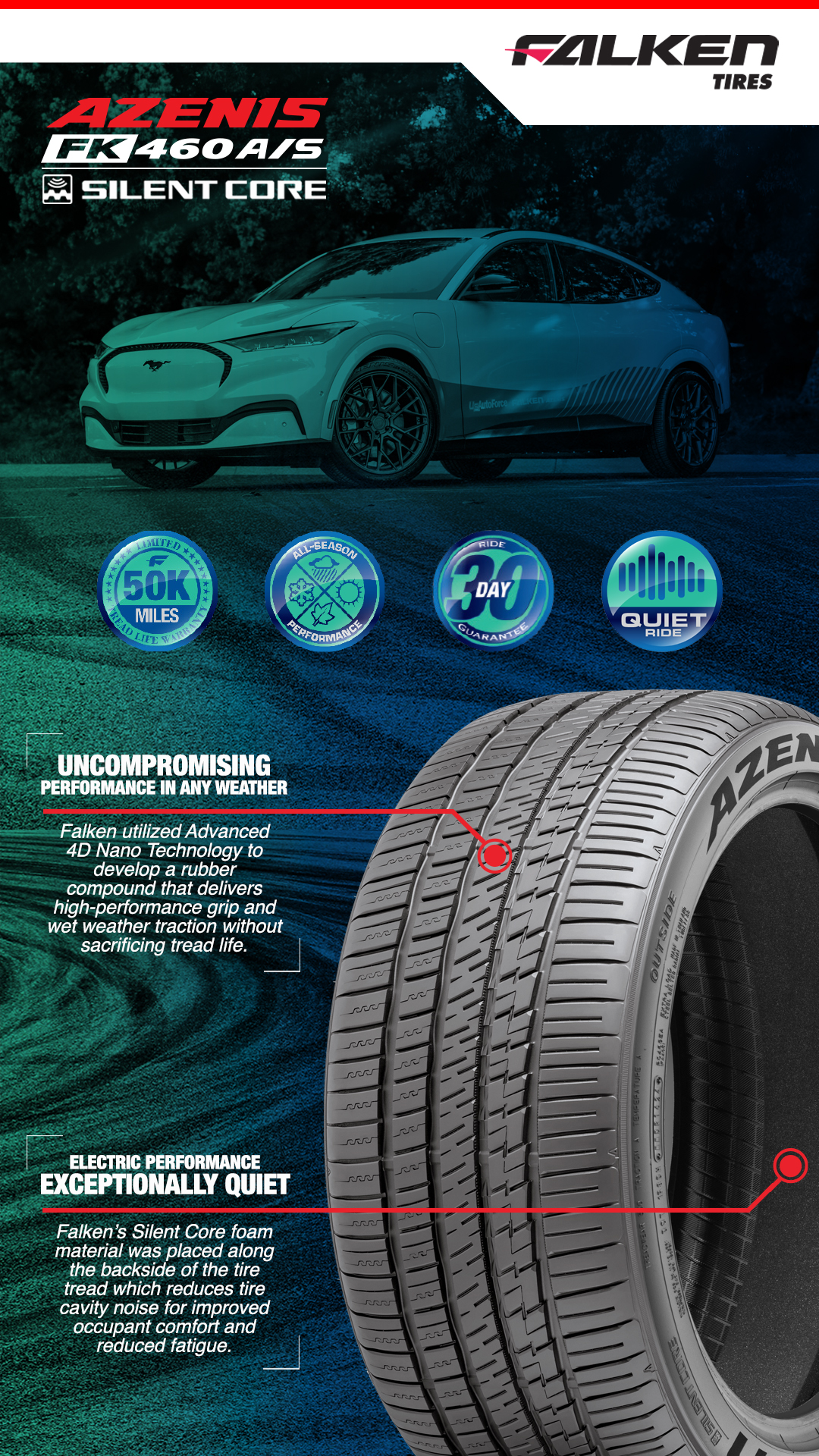 Falken Tire Facebook ad from May 18, 2026