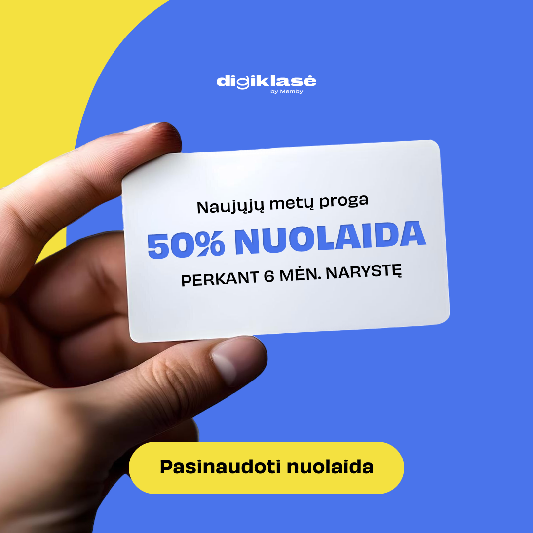 Digiklasė - by Memby Facebook ad