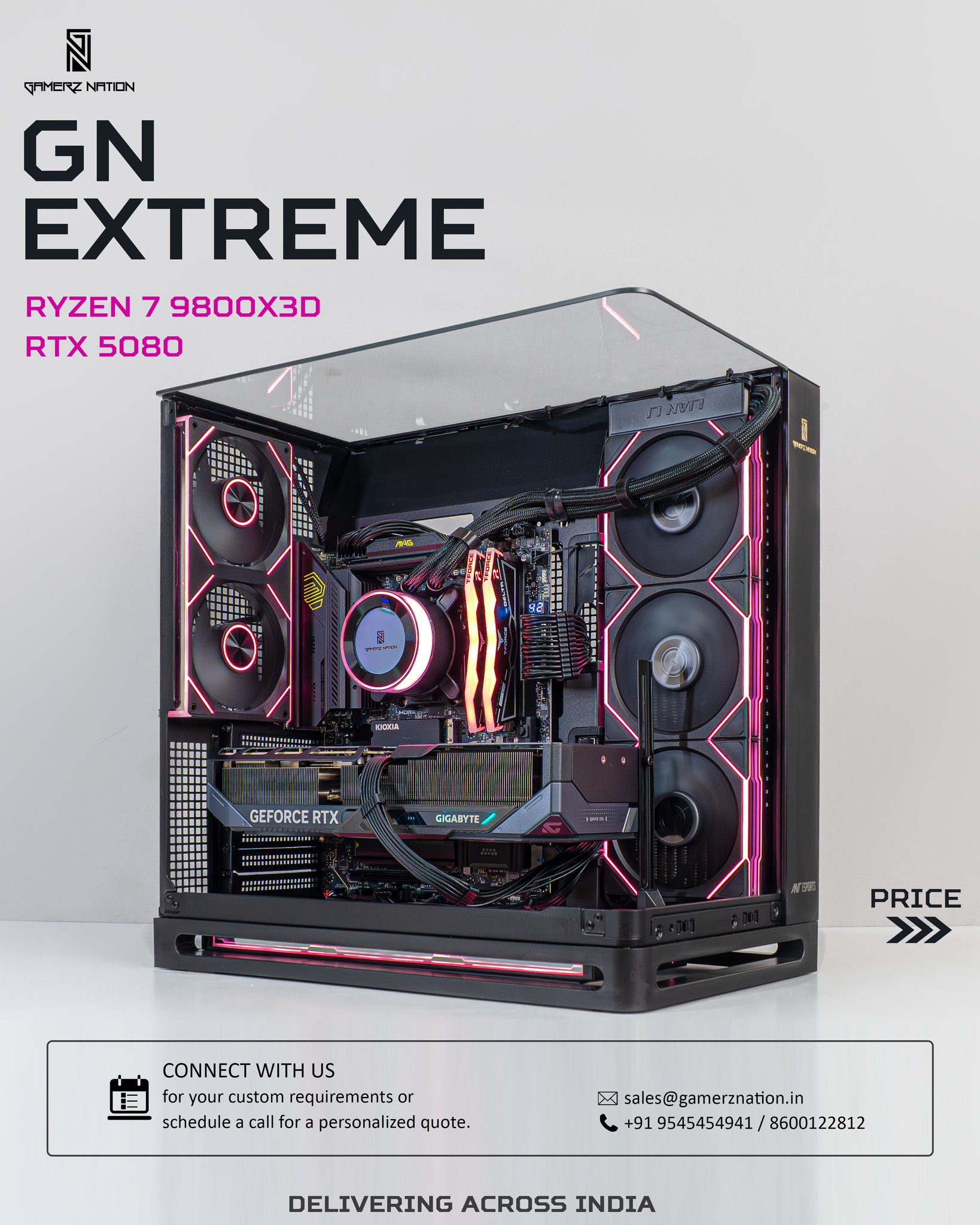 Gamerz Nation: Gaming Lounge, Mods and PCs Facebook ad: A premium enthusiast-grade gaming build designed for…