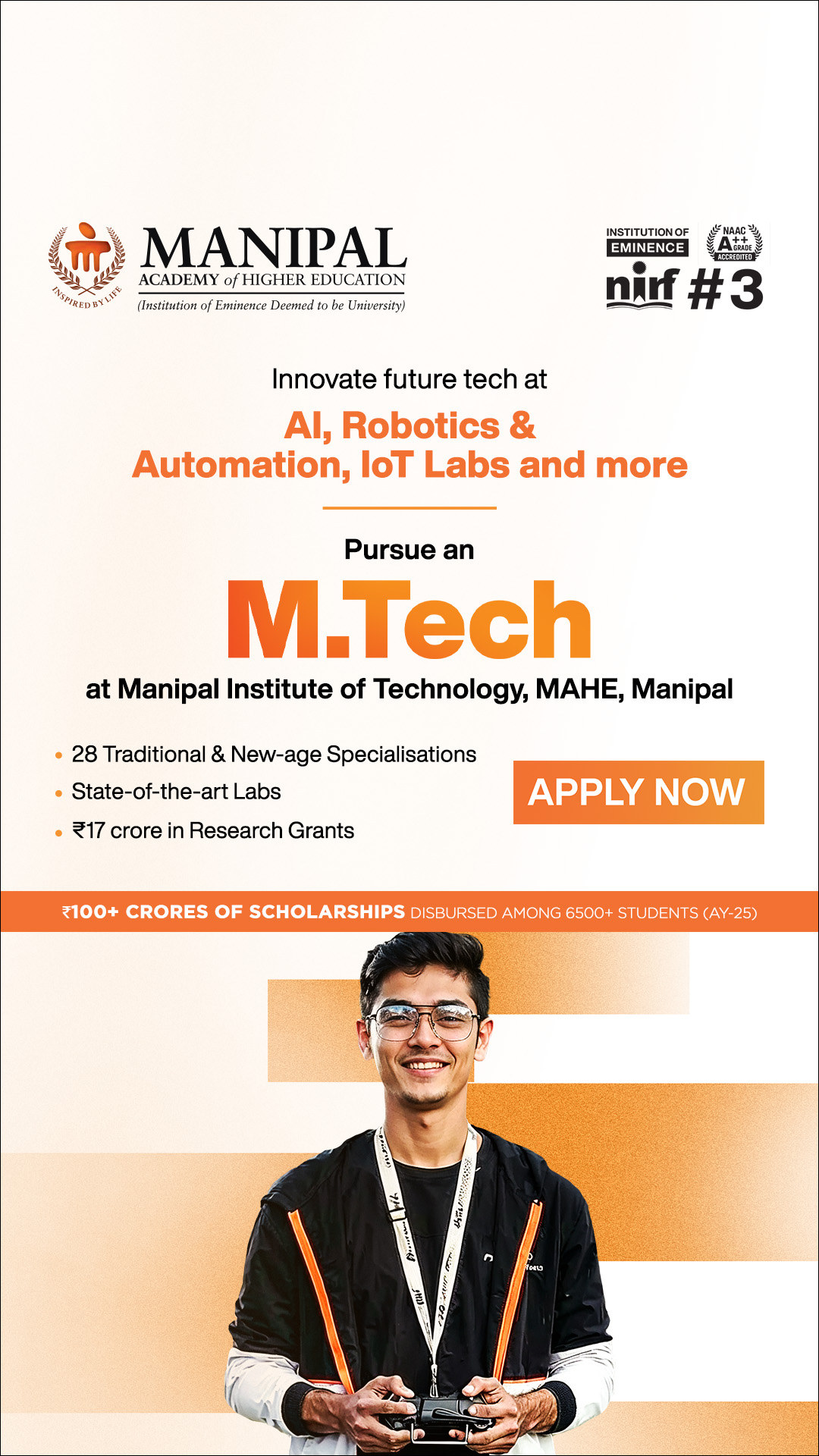 Manipal Institute of Technology, Manipal Facebook ad from Jan 20, 2026