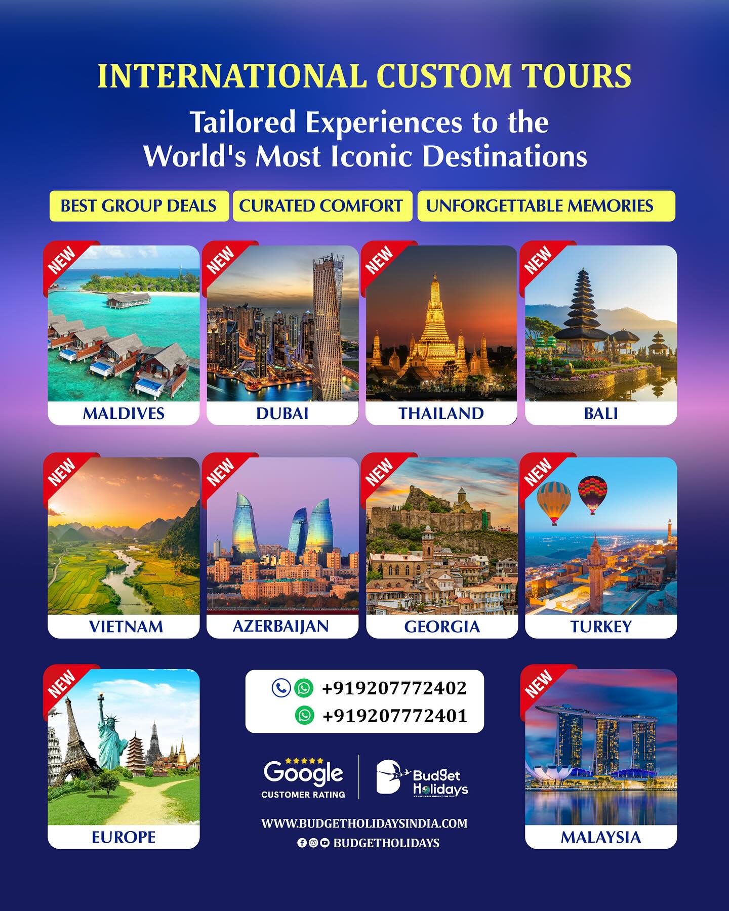 Budget Holidays7 Facebook ad