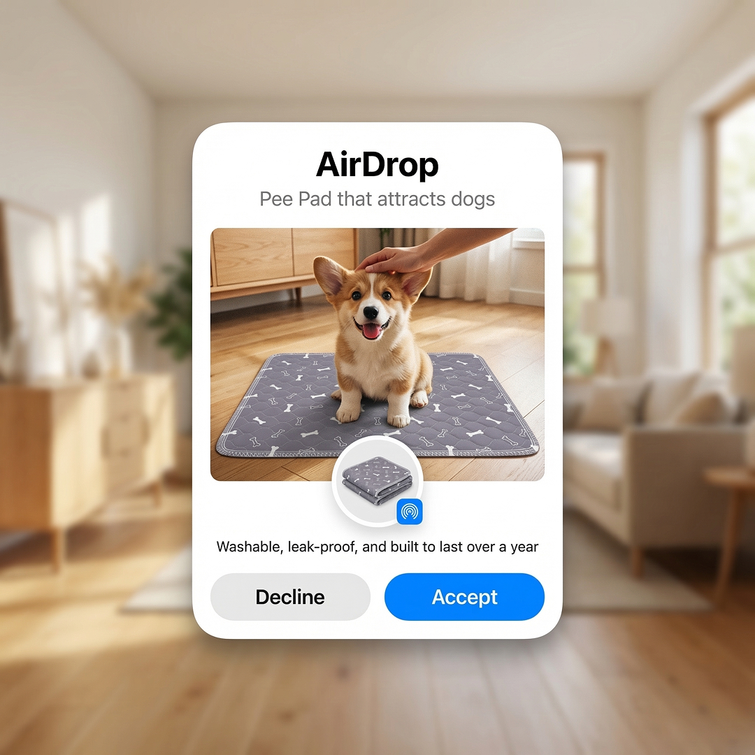 PuppyPad Facebook ad