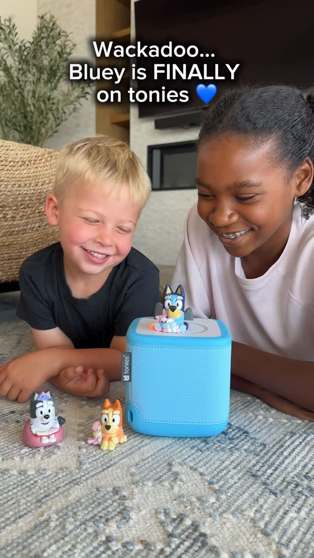 global_munchkins Facebook ad: Wackadoo… Bluey is FINALLY on tonies