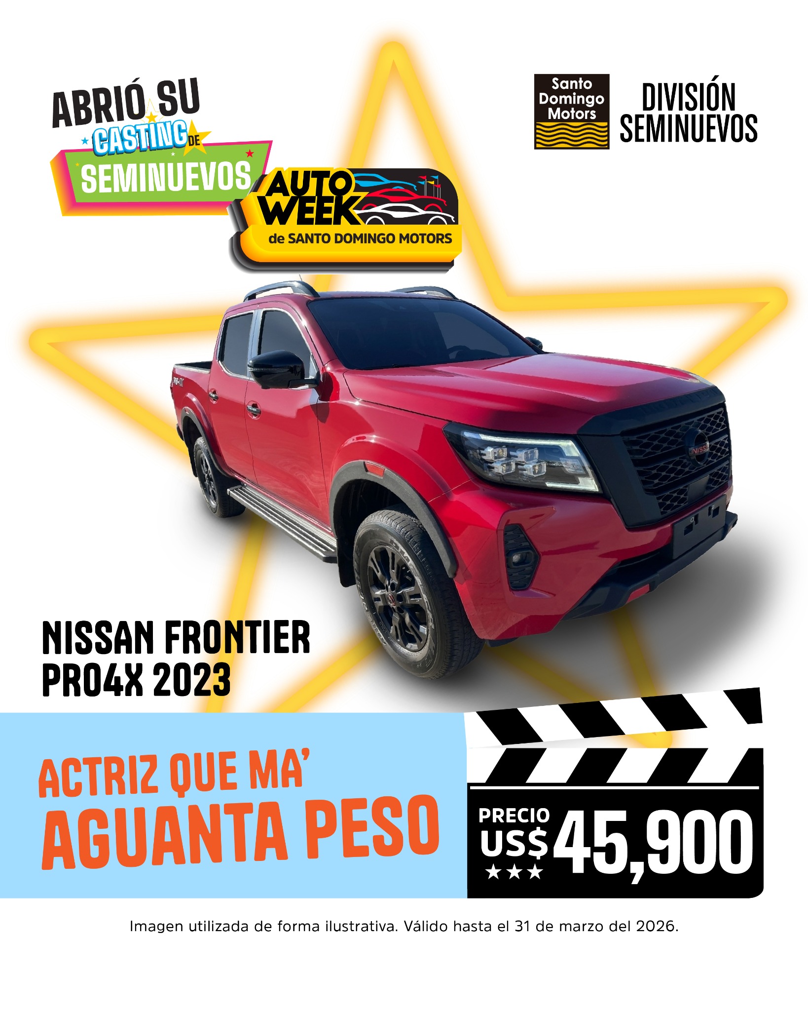Seminuevos Santo Domingo Motors Facebook ad from Mar 26, 2026