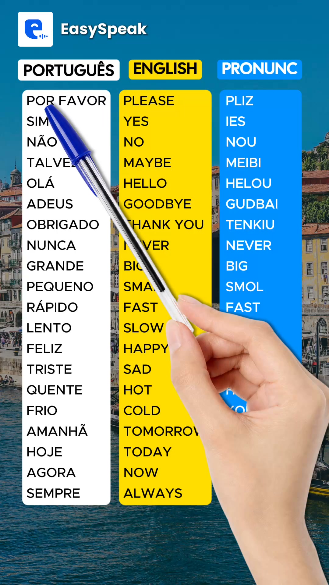 Easy Speak - AI English Tutor Facebook ad: Aprender idiomas é fácil com Tutores de IA